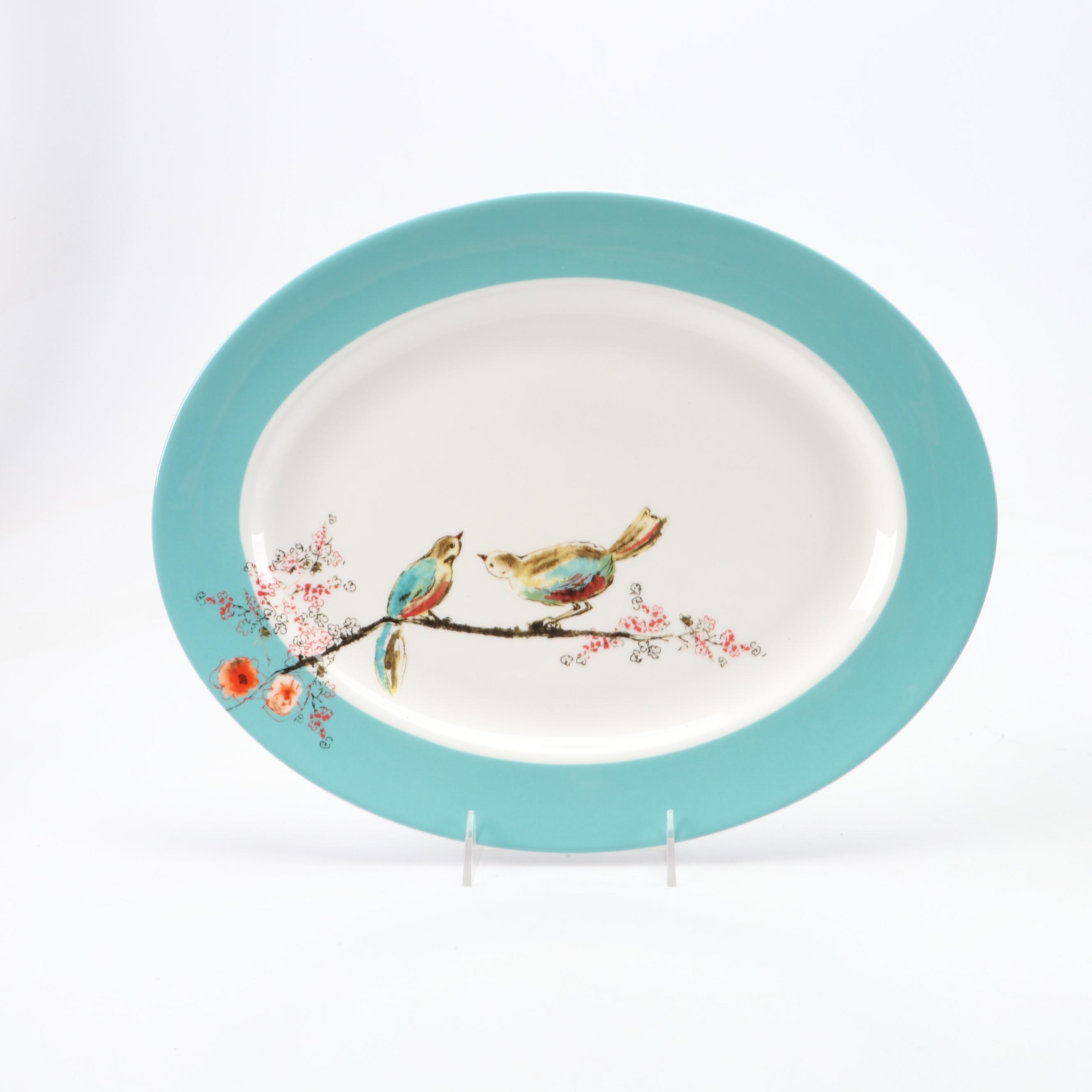 Lenox "Chirp" Ceramic Dinner Plates, Salad Plates, Teacups and More