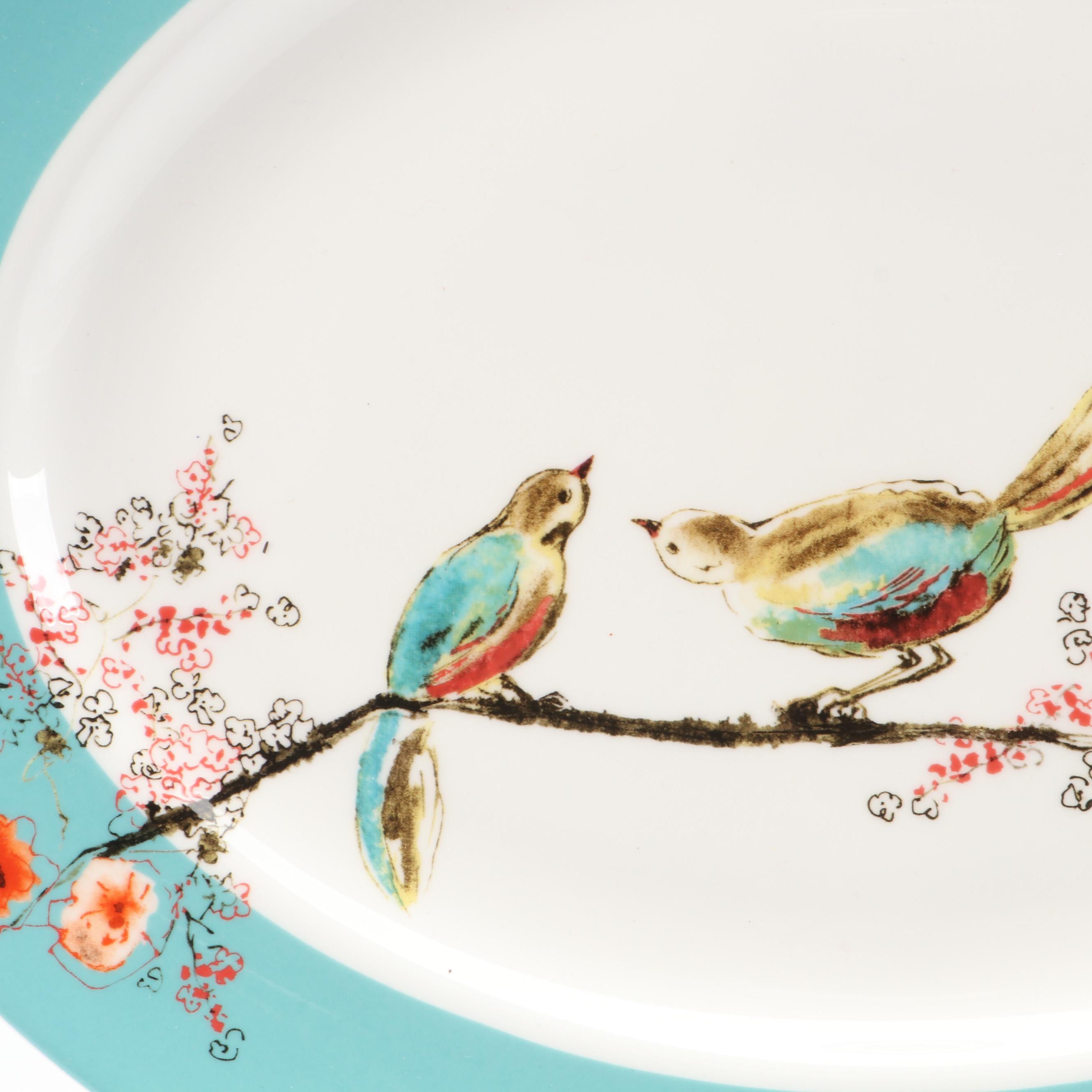 Lenox "Chirp" Ceramic Dinner Plates, Salad Plates, Teacups and More