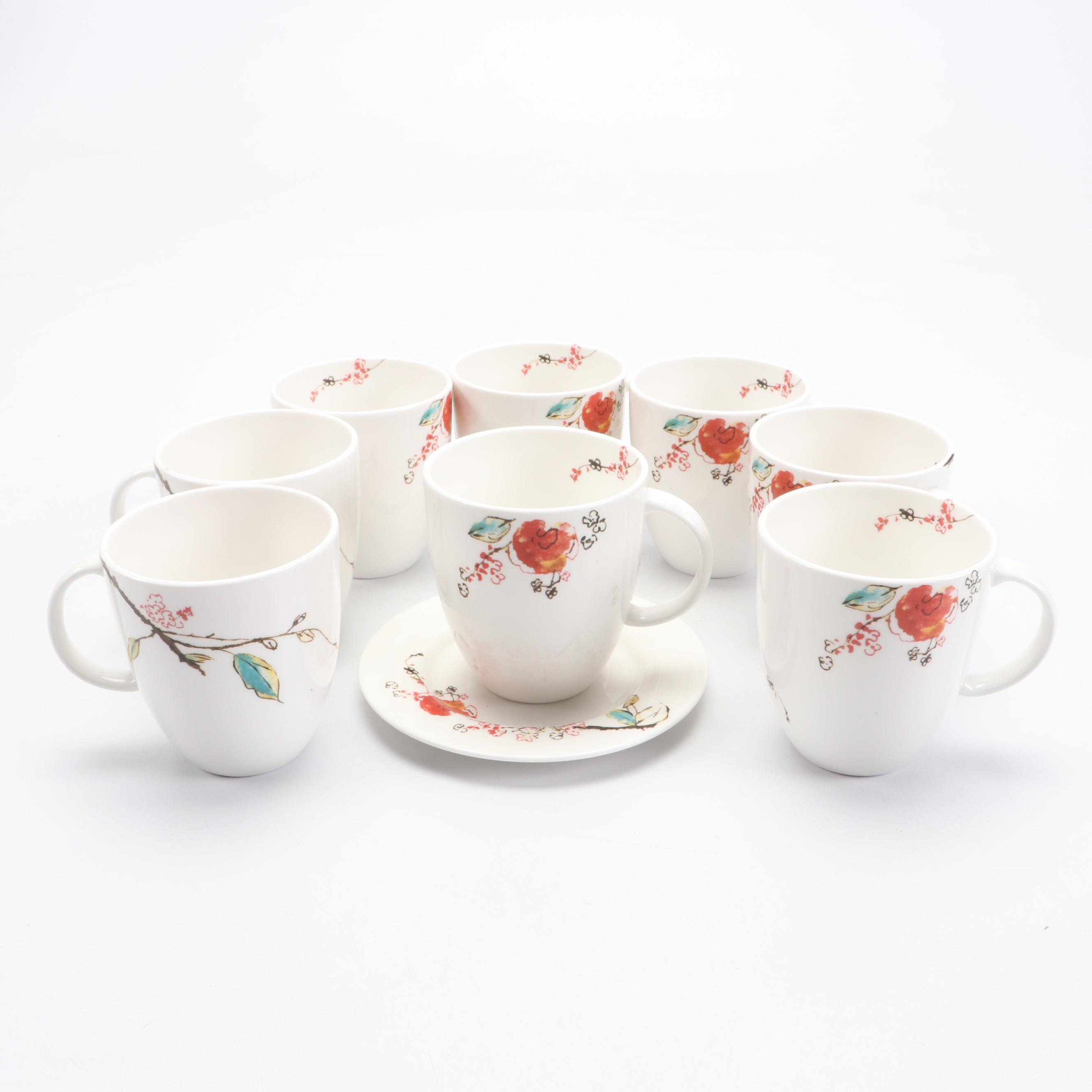 Lenox "Chirp" Ceramic Dinner Plates, Salad Plates, Teacups and More