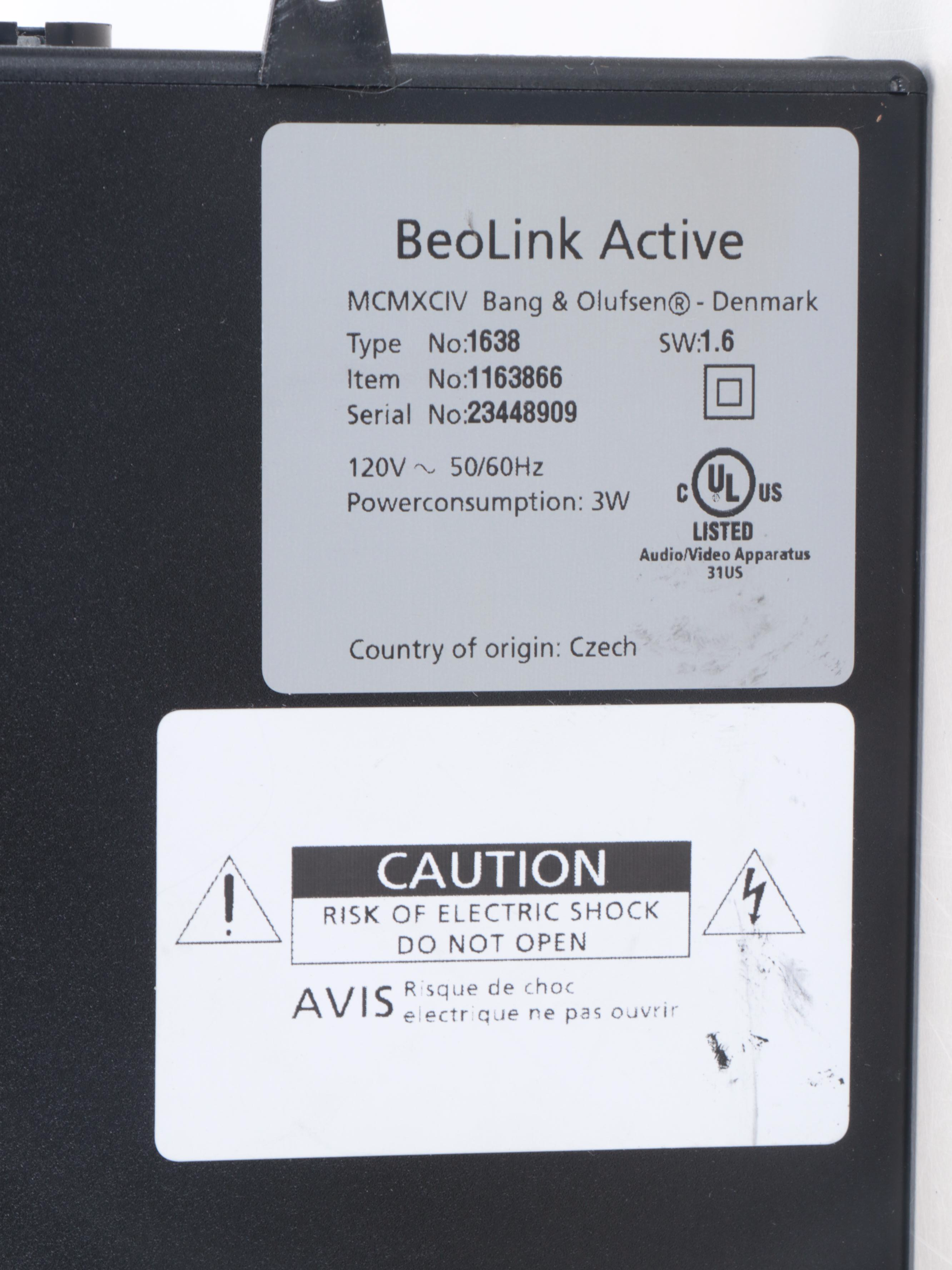 Bang & Olufsen BeoMaster 5 Digital Music Server with Mount, Accessories and More