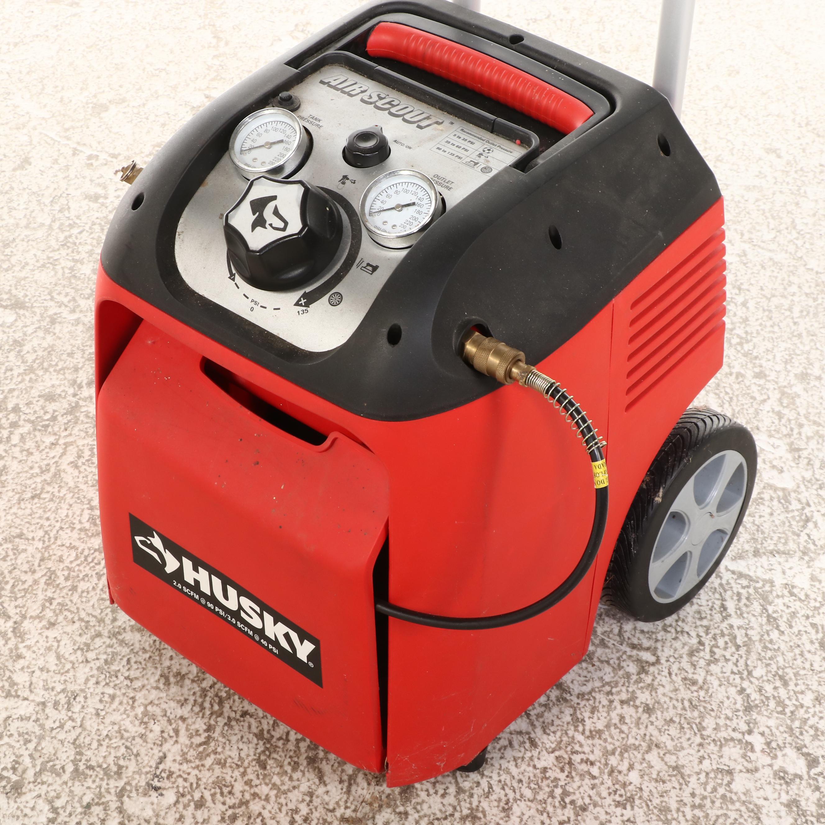 Husky Model 41214 Air Scout Portable Air Compressor