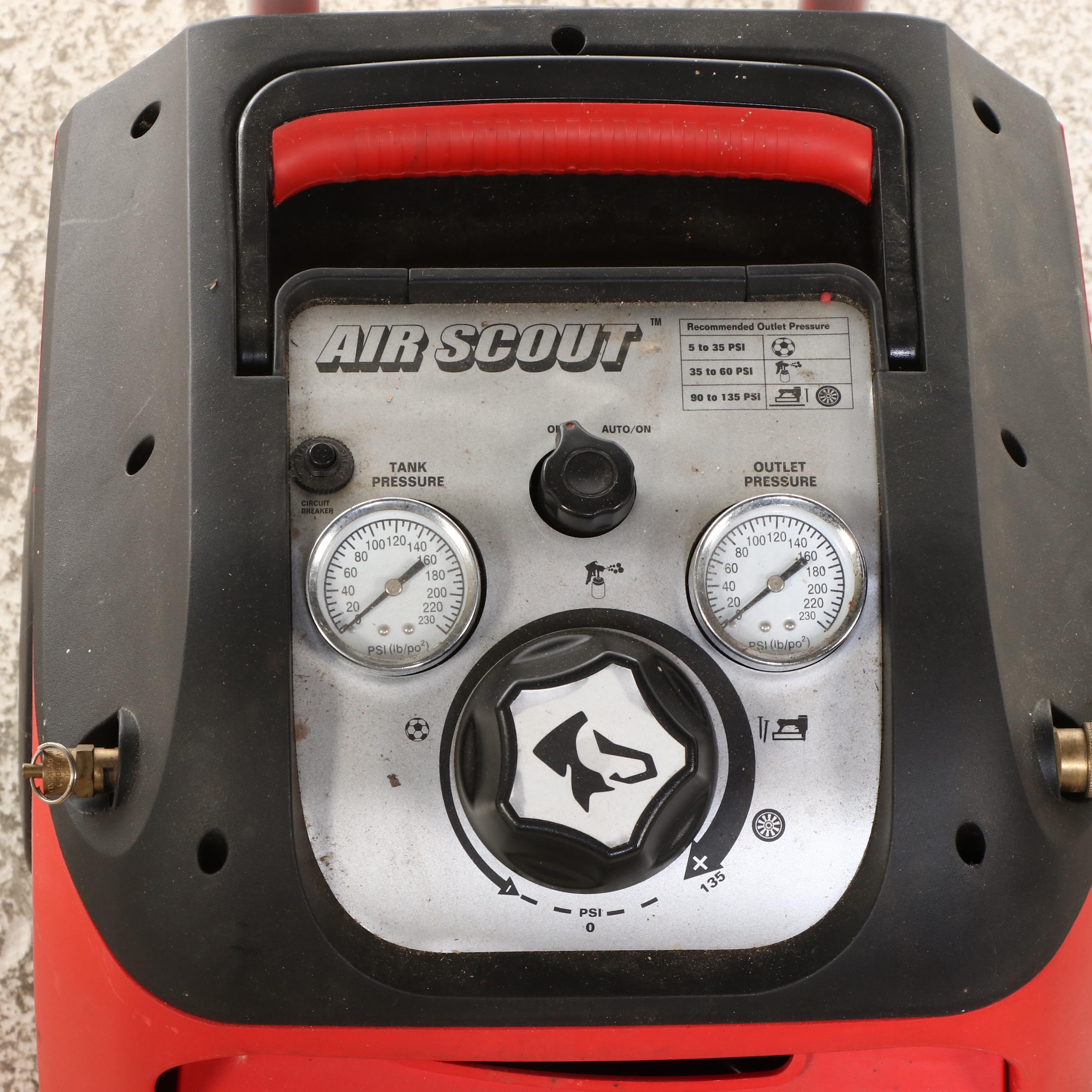 Husky Model 41214 Air Scout Portable Air Compressor