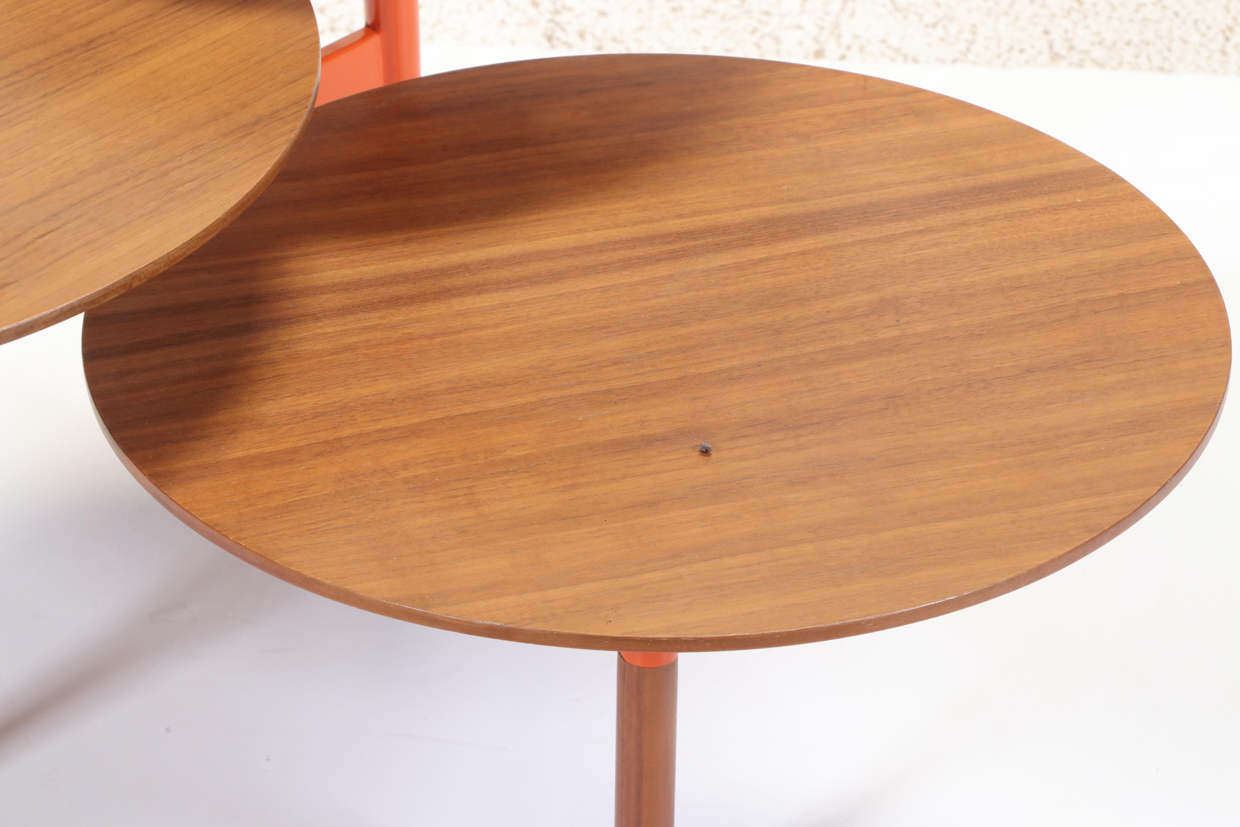 Mid Century Modern Style Three-Tiered Side Table, Mid to Late 20th Century