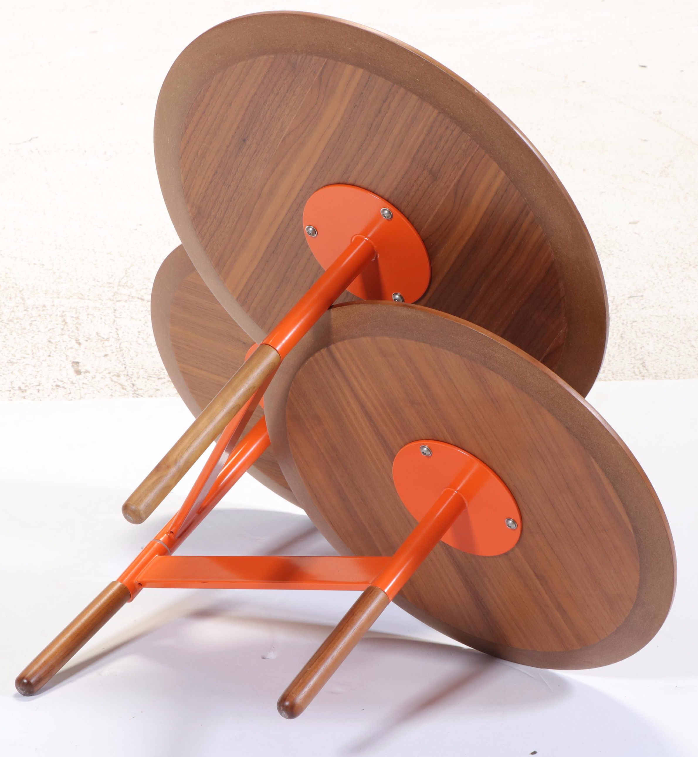 Mid Century Modern Style Three-Tiered Side Table, Mid to Late 20th Century