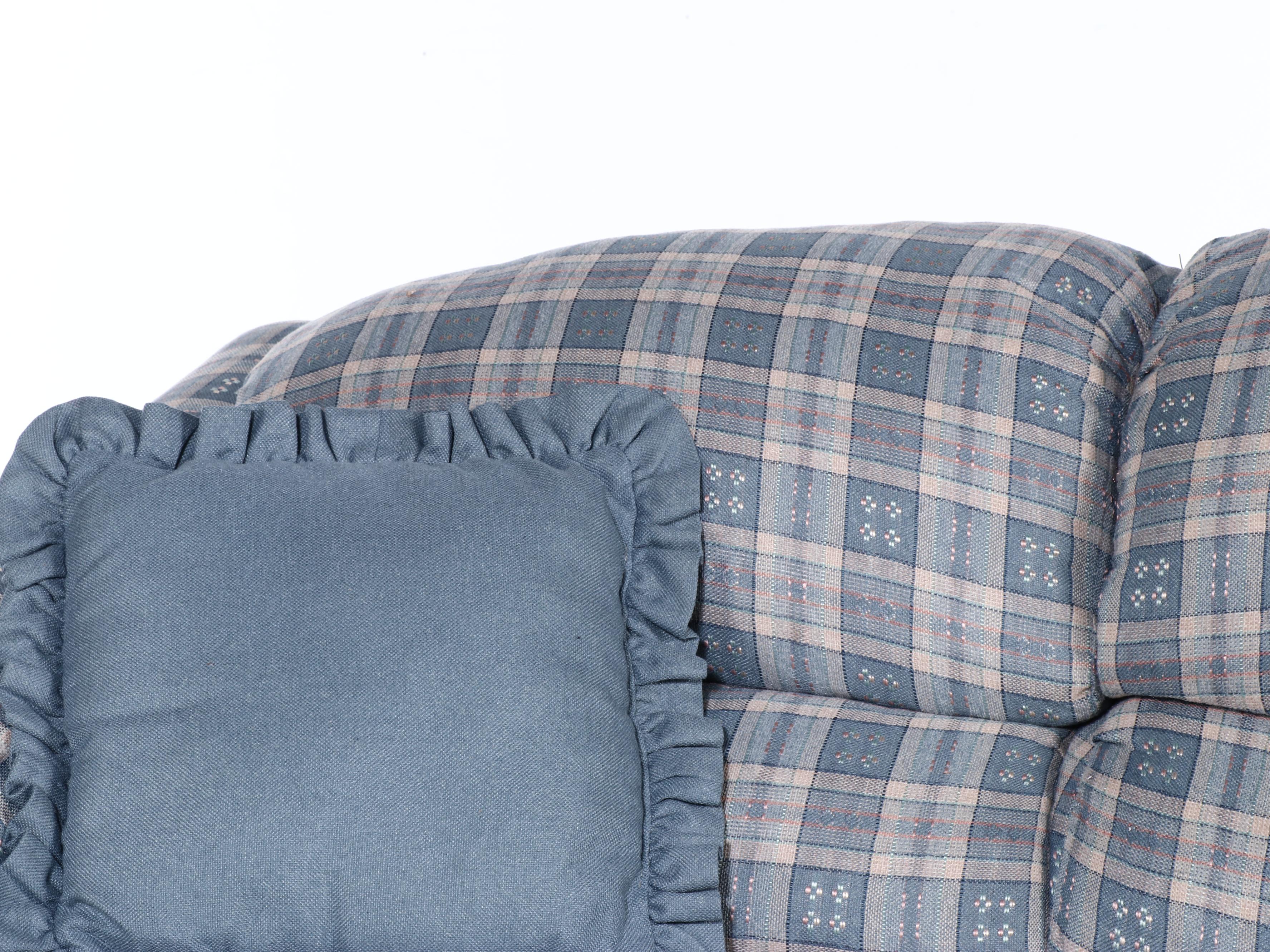 Kroehler Upholstered Roll-Arm Sofa, Late 20th Century