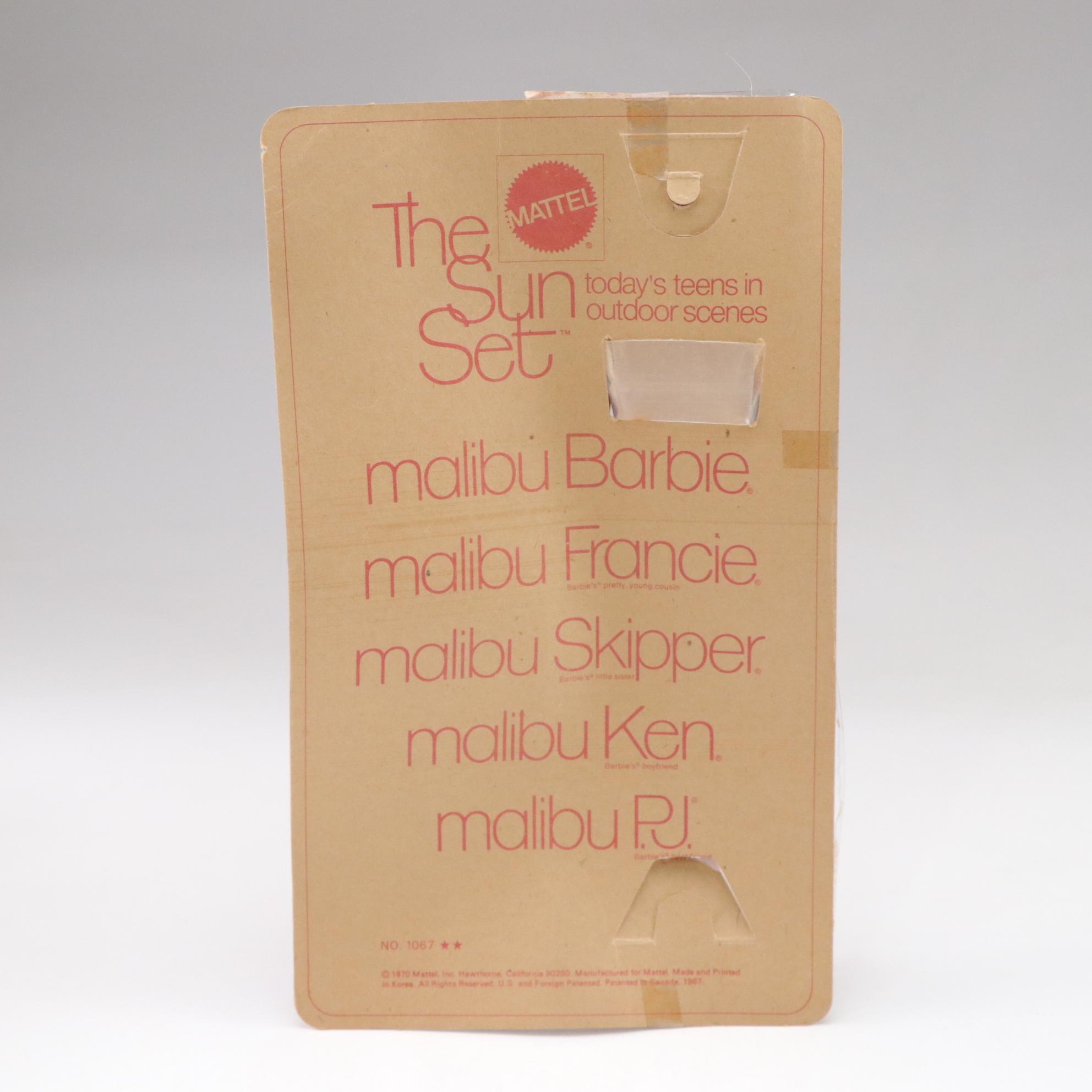 Mattel "Busy Francie" and "Malibu Barbie" Featured in Set of 70s Barbie Dolls