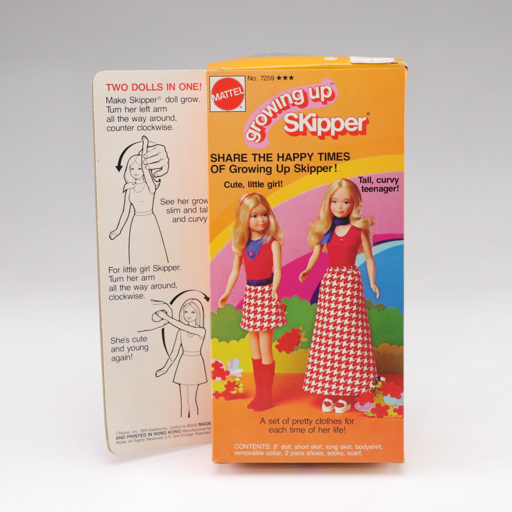 Mattel "Busy Francie" and "Malibu Barbie" Featured in Set of 70s Barbie Dolls
