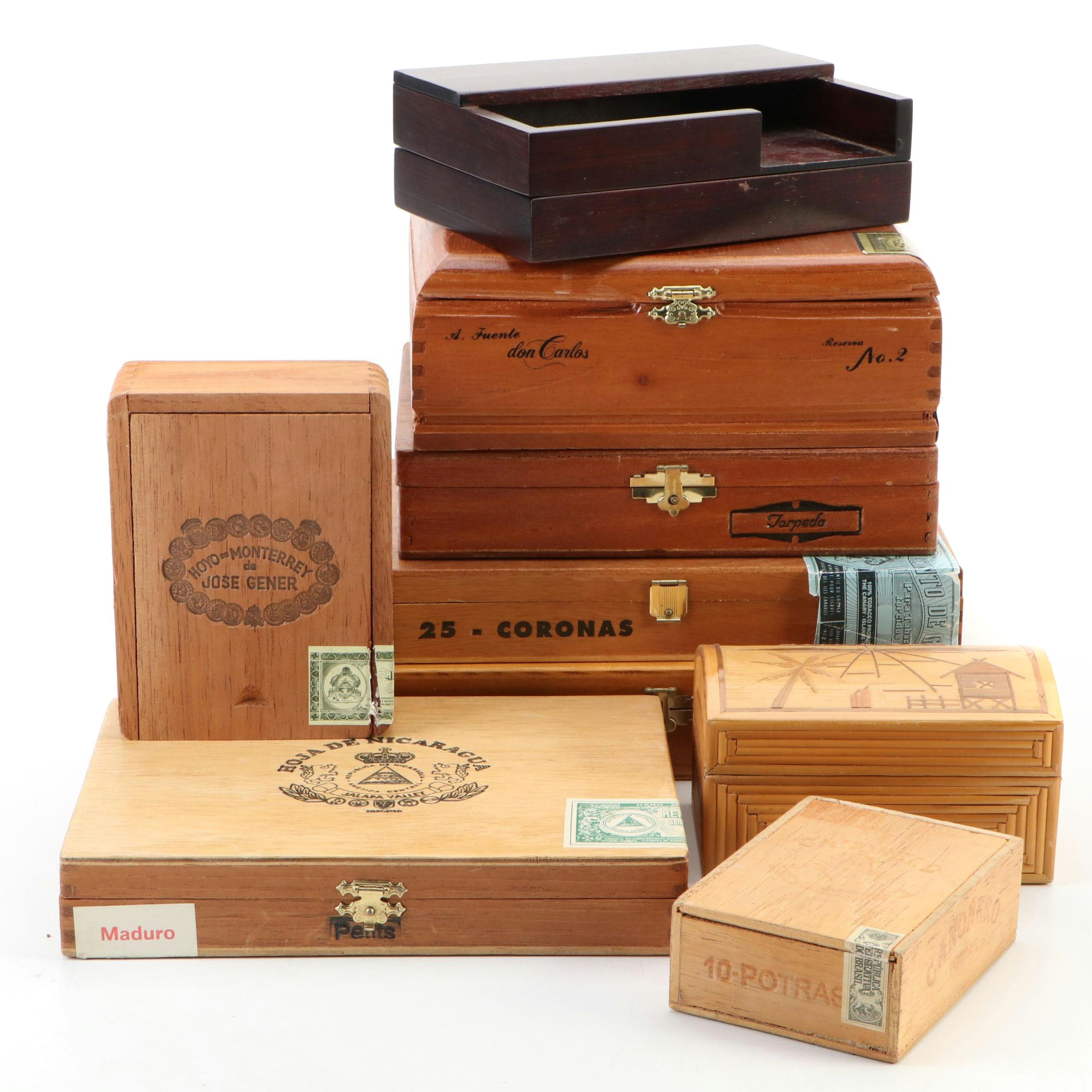 Nicaragua, Canary Islands, Dominican Republic, Brazil Cigar Boxes and More