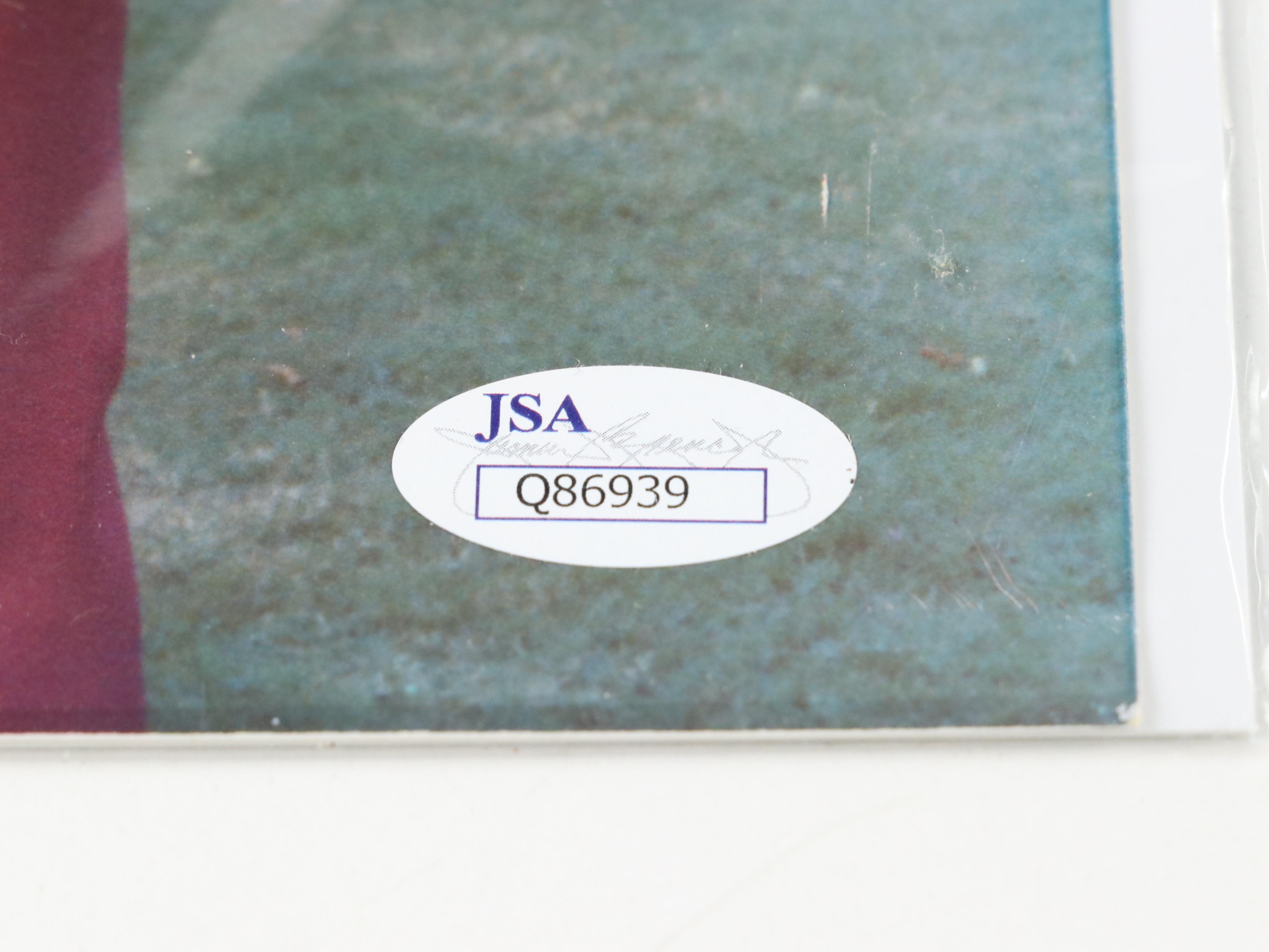 Yogi Berra, Bob Gibson, and Whitey Ford Signed Certification with More