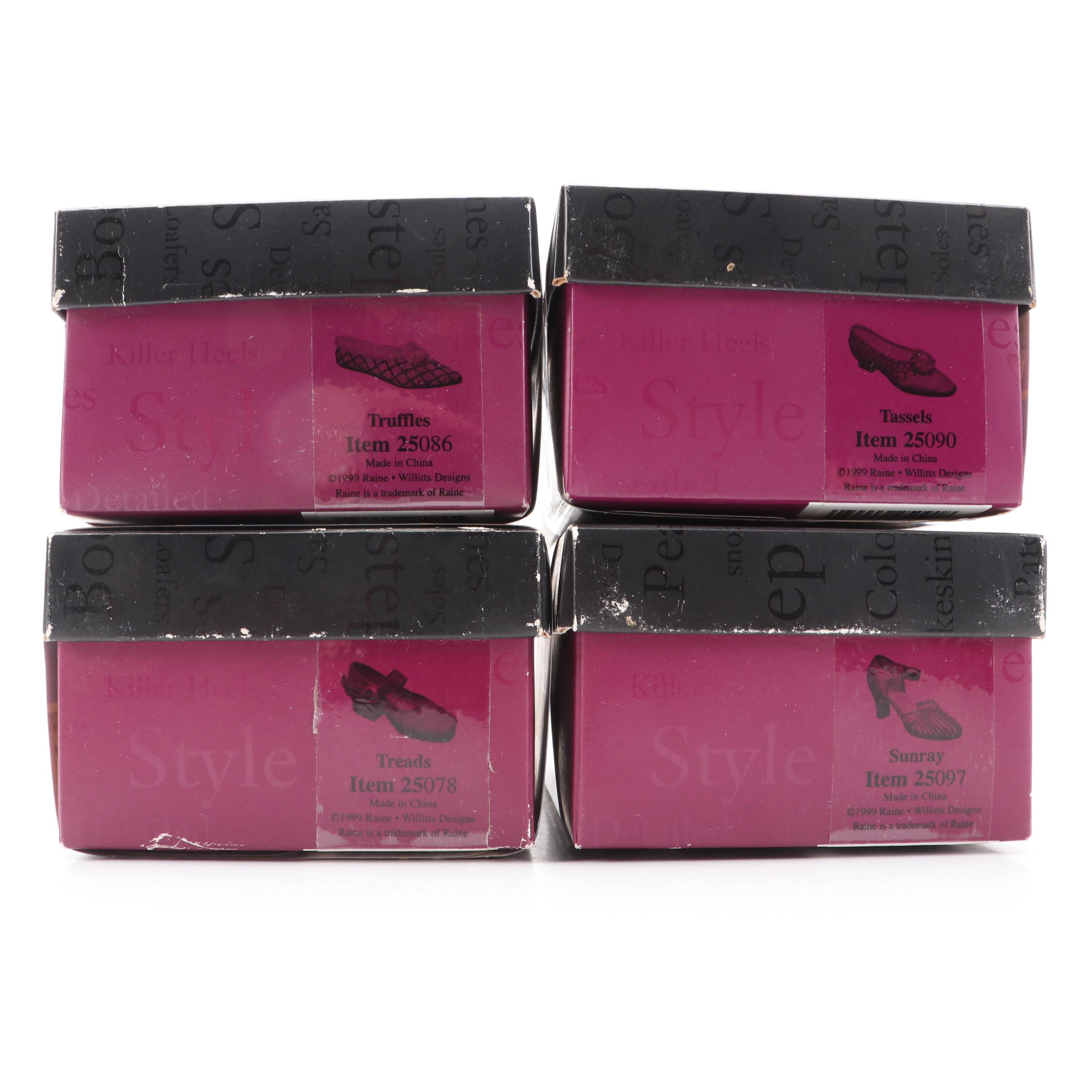 Raine Willitts Designs "Tassels," "Sunray," and More Just the Right Shoe Figures