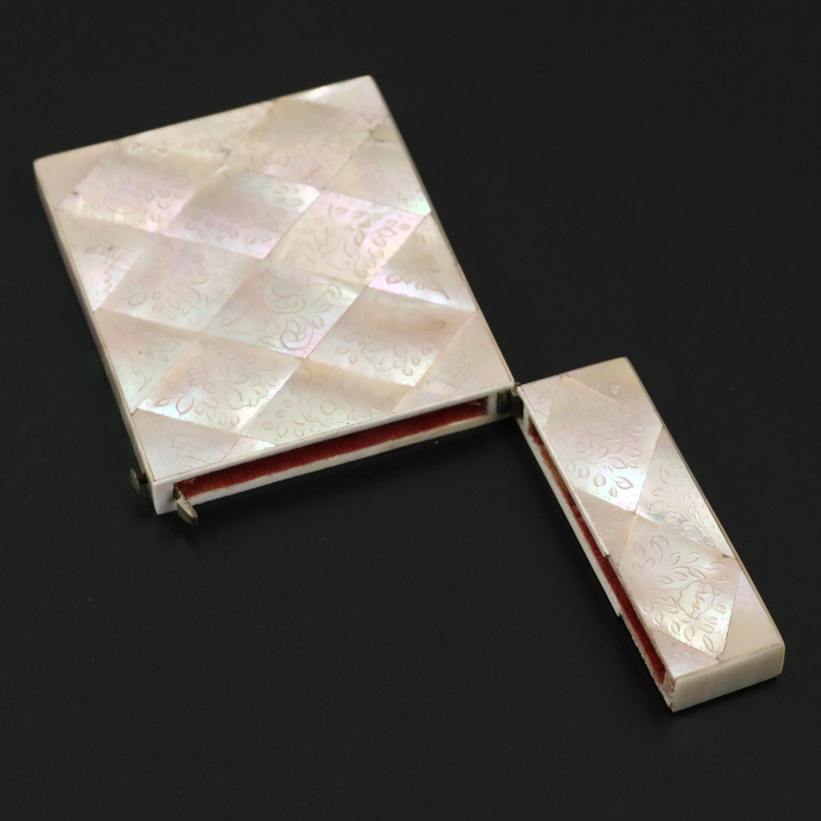Antique Chinese Mother-of-Pearl Card Case