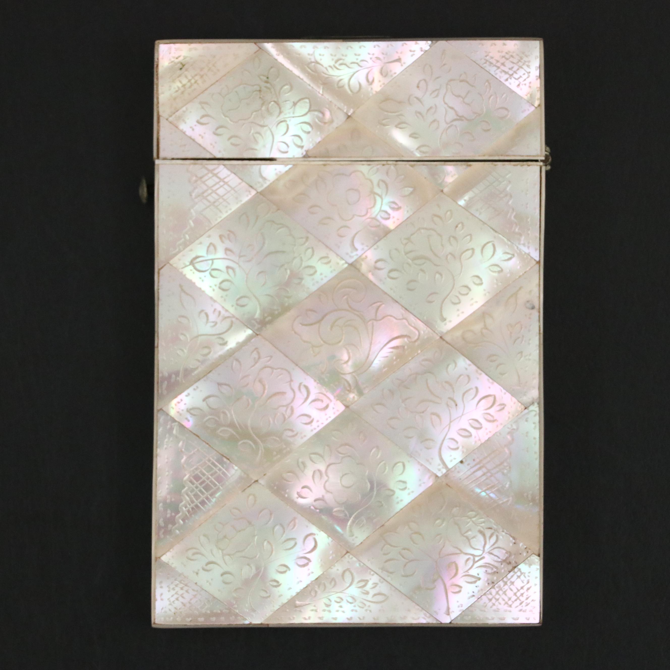 Antique Chinese Mother-of-Pearl Card Case