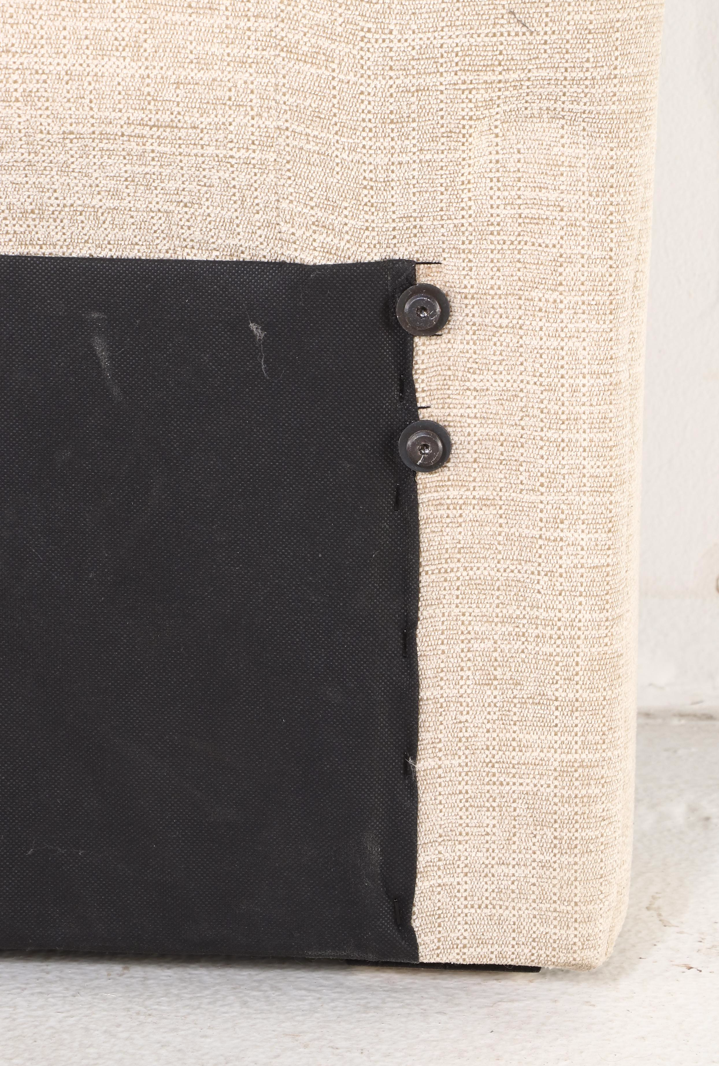 Ashley Furniture Upholstered and Tufted Sleigh Bed Frame