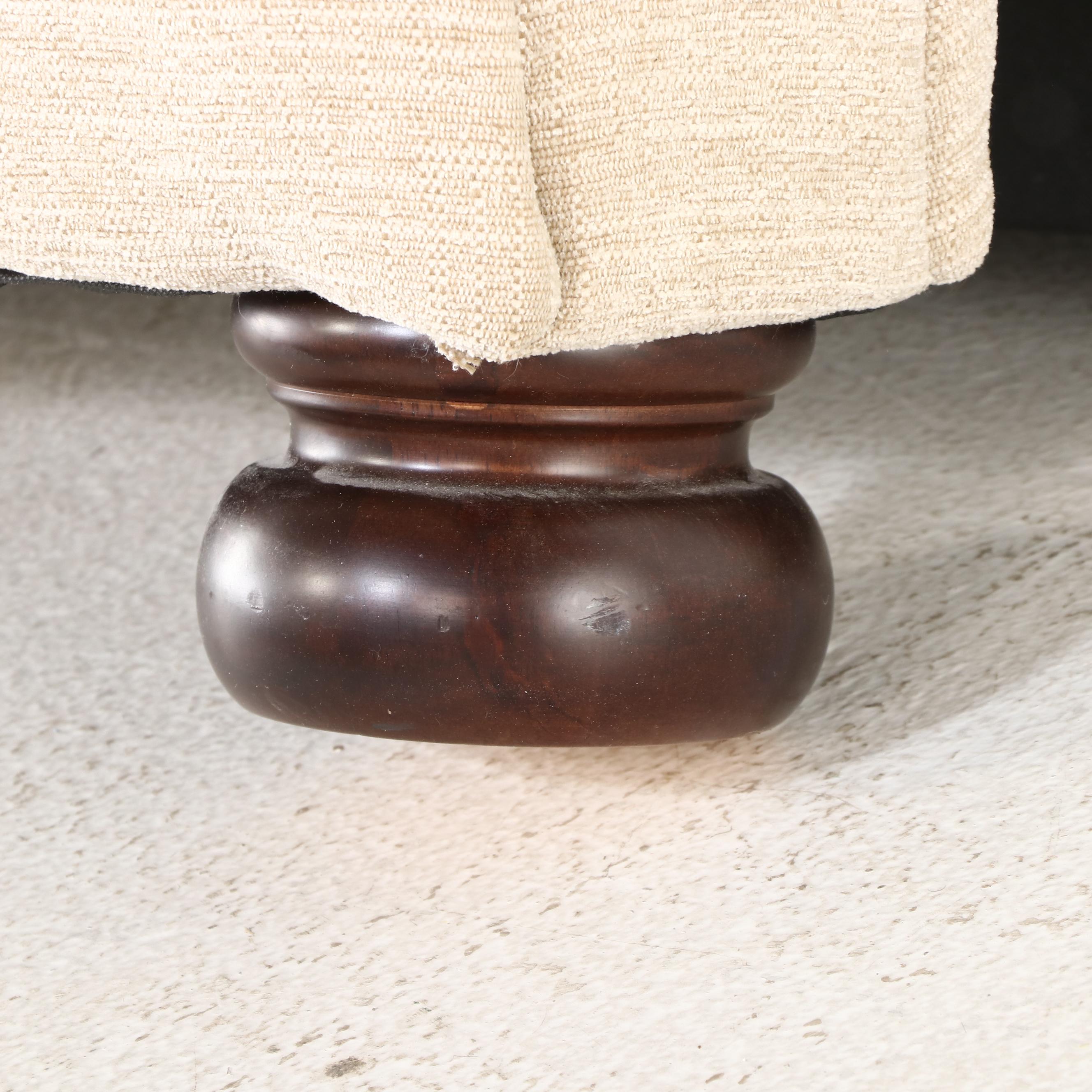 Ashley Furniture Upholstered and Tufted Sleigh Bed Frame