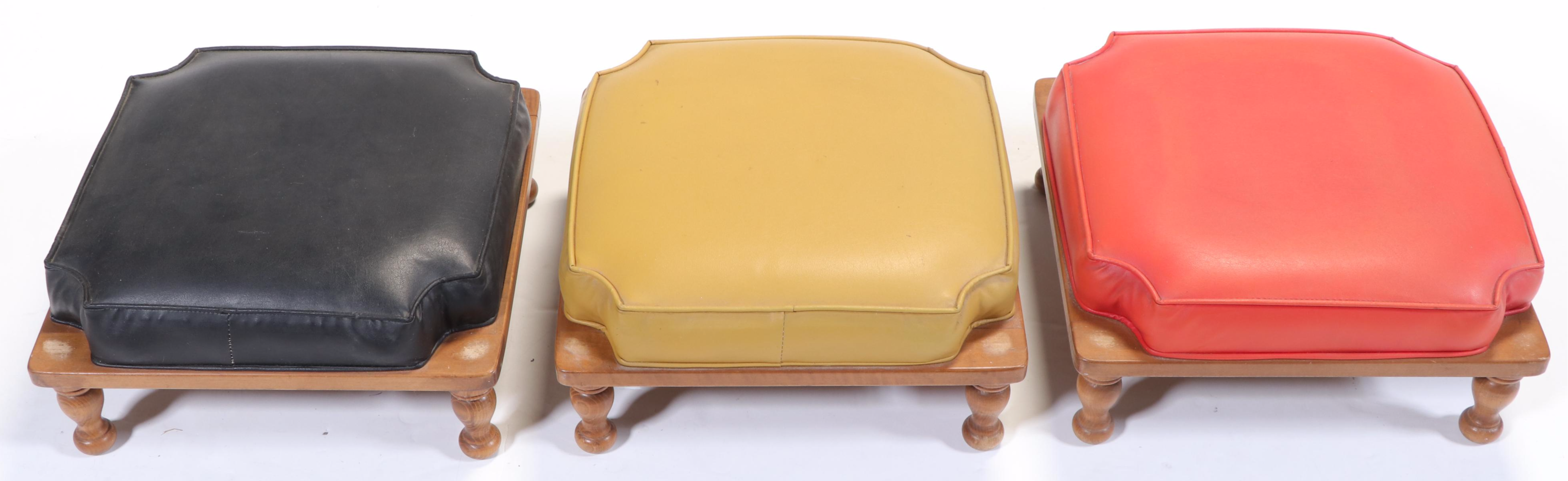 Baumritter Mid-Century Style Stacking Low Stools, Mid to Late 20th Century