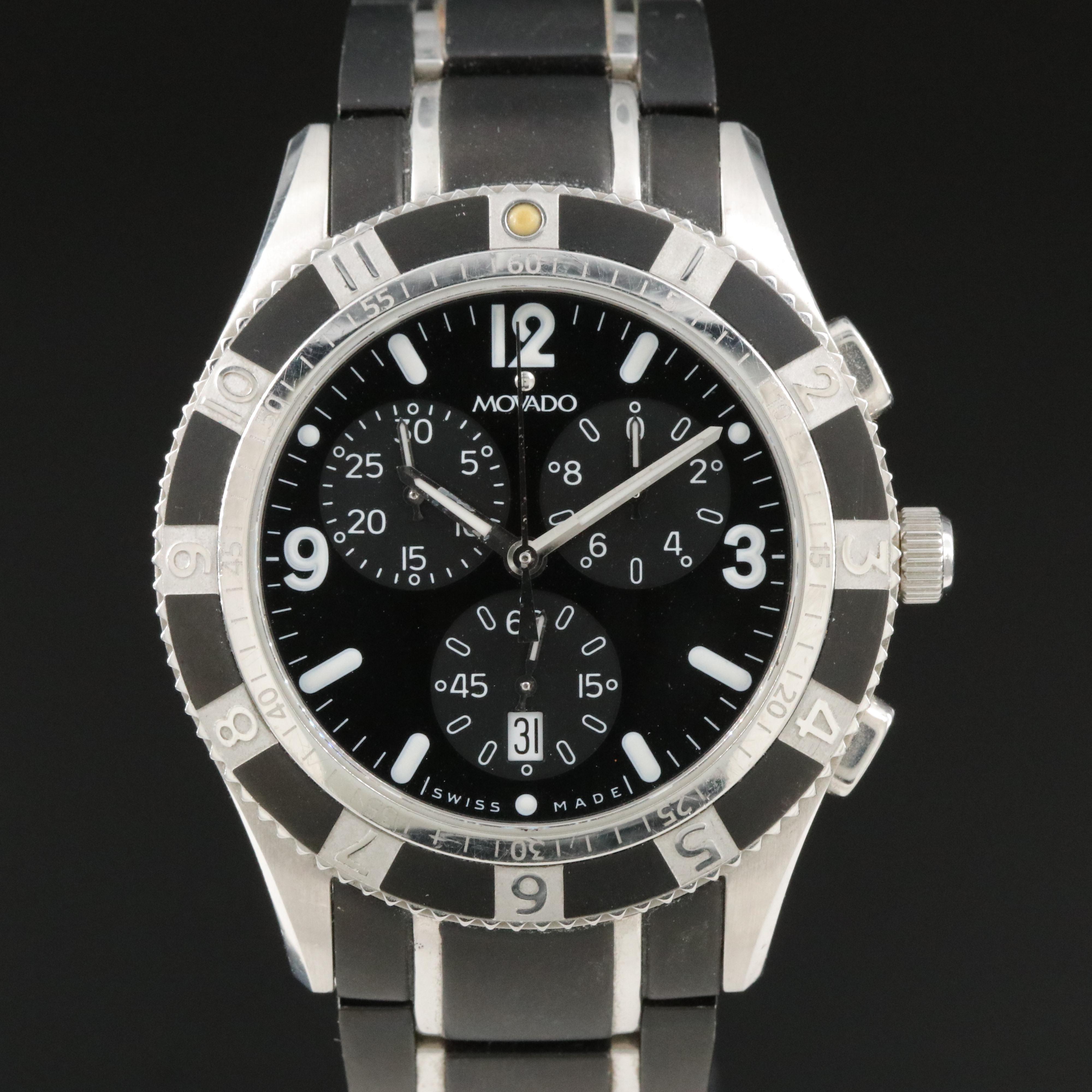 Movado Gentry Sport Chronograph Quartz Watch