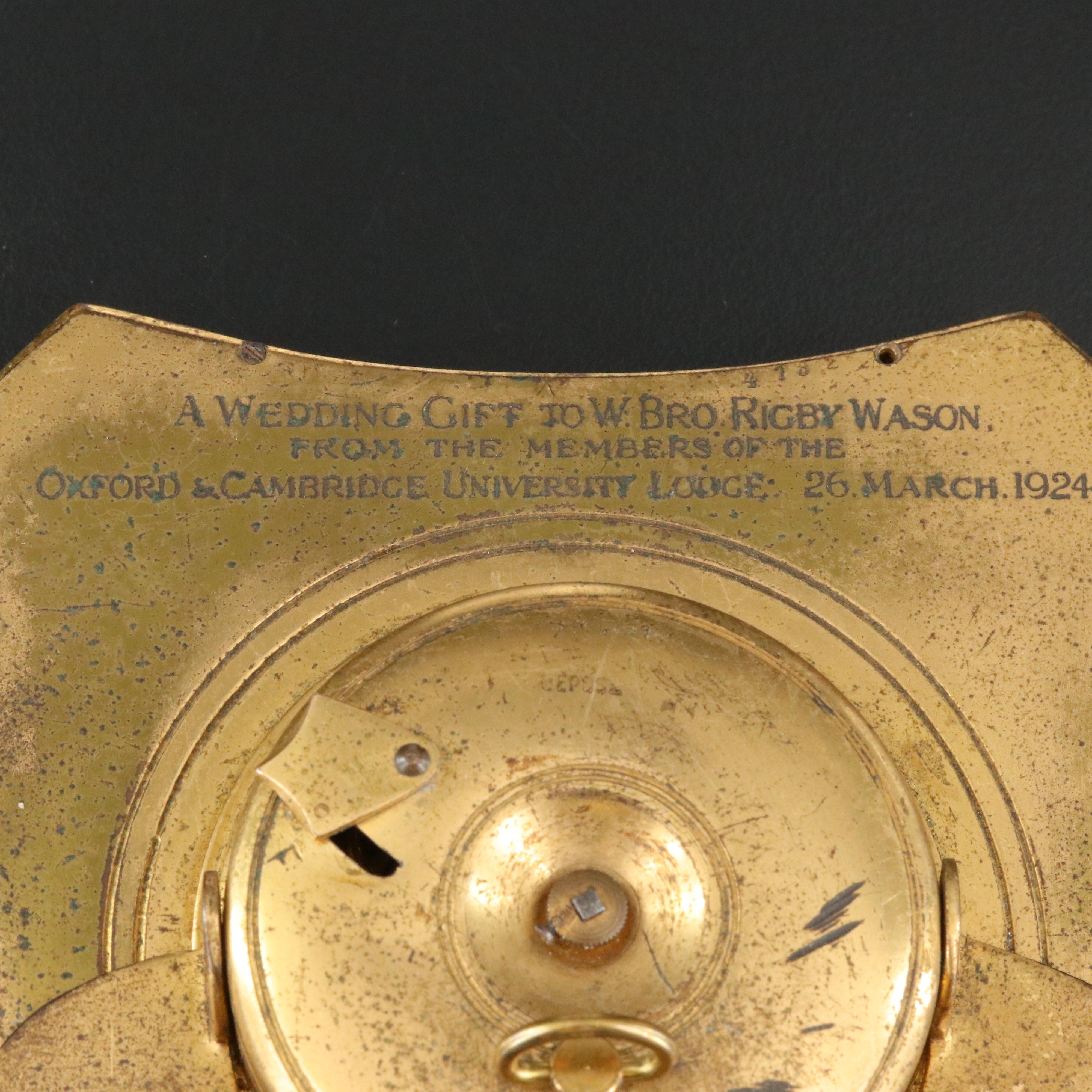 Antique Asprey & Co. 8 Day Desk Clock