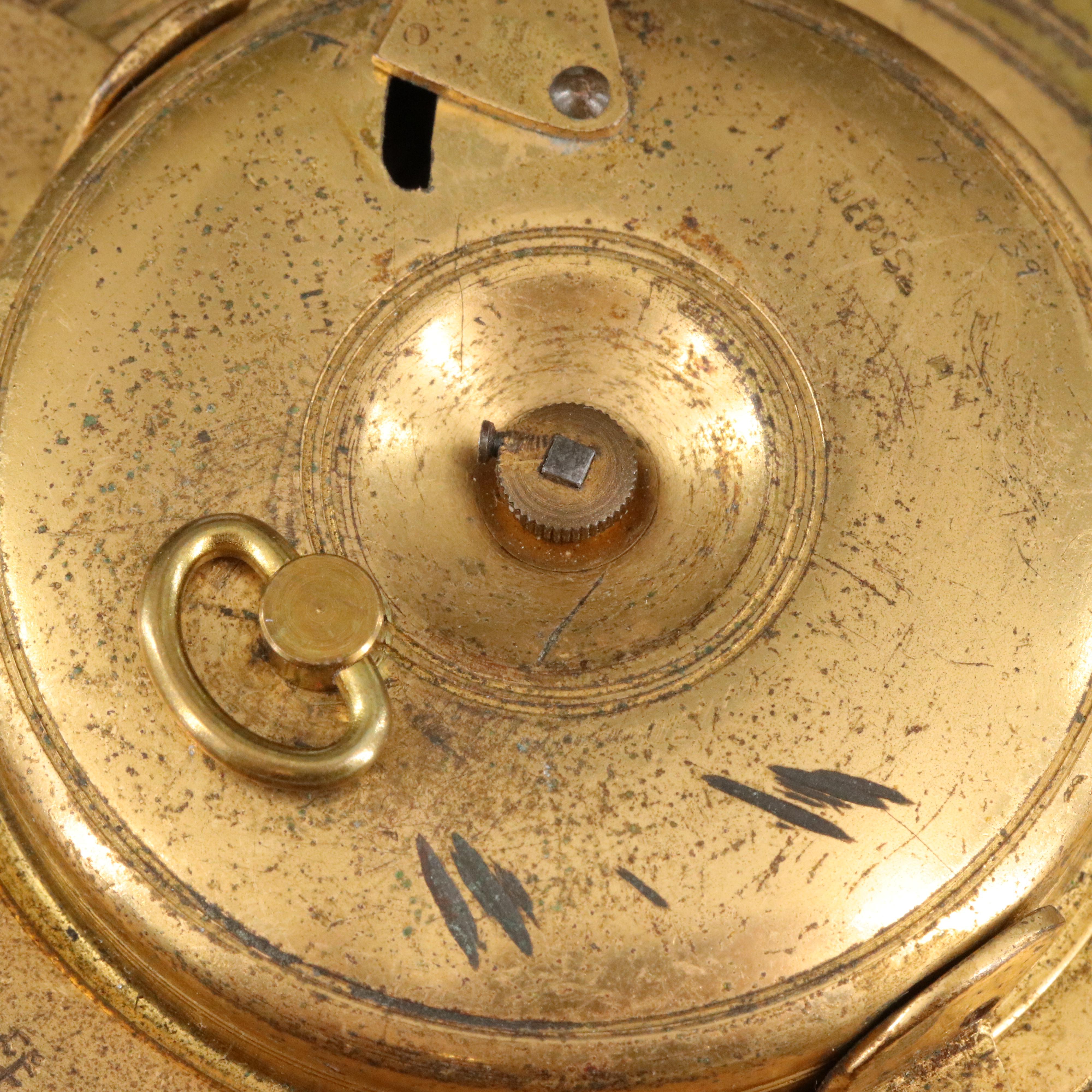 Antique Asprey & Co. 8 Day Desk Clock