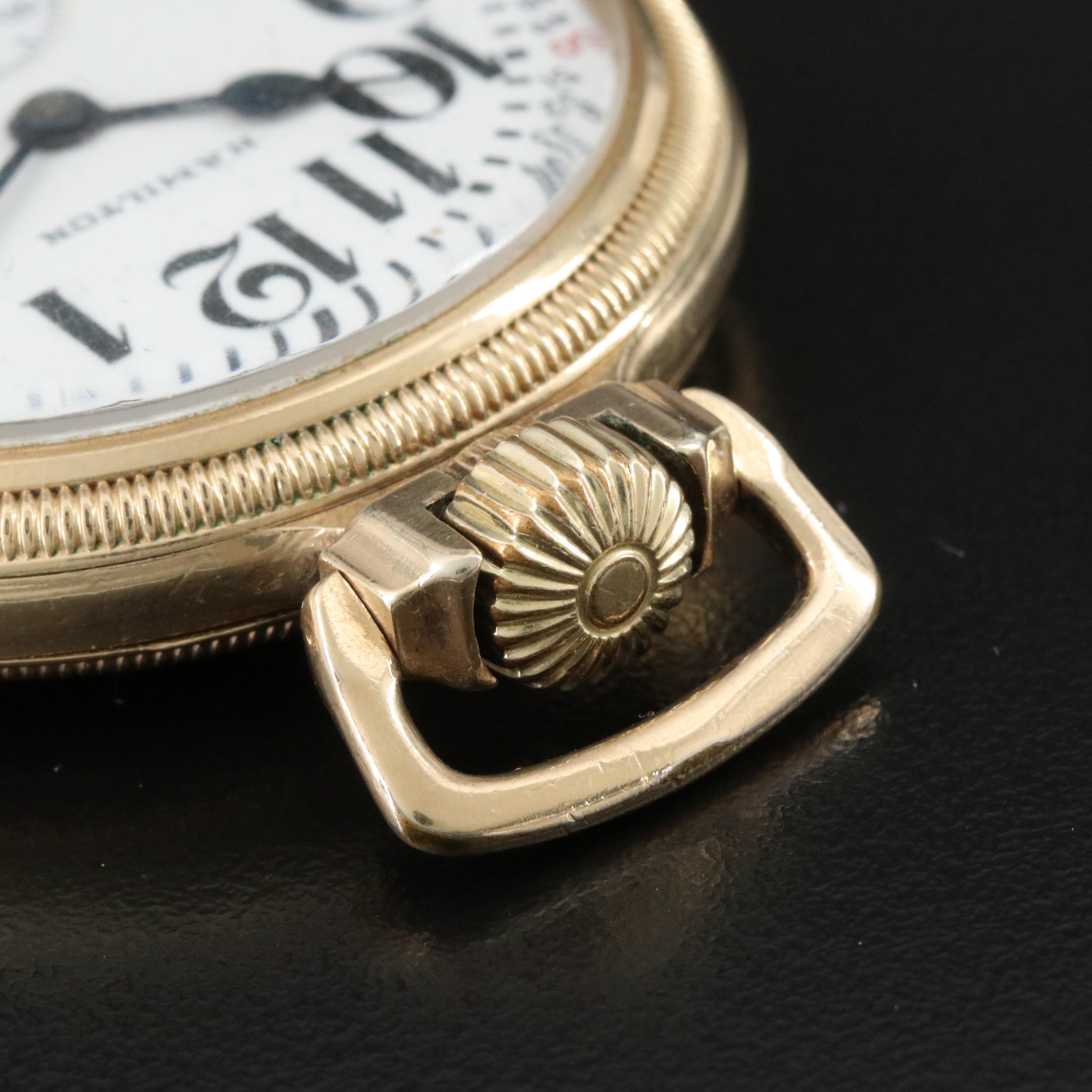 Hamilton 992B Railroad Grade Montgomery Dial Pocket Watch