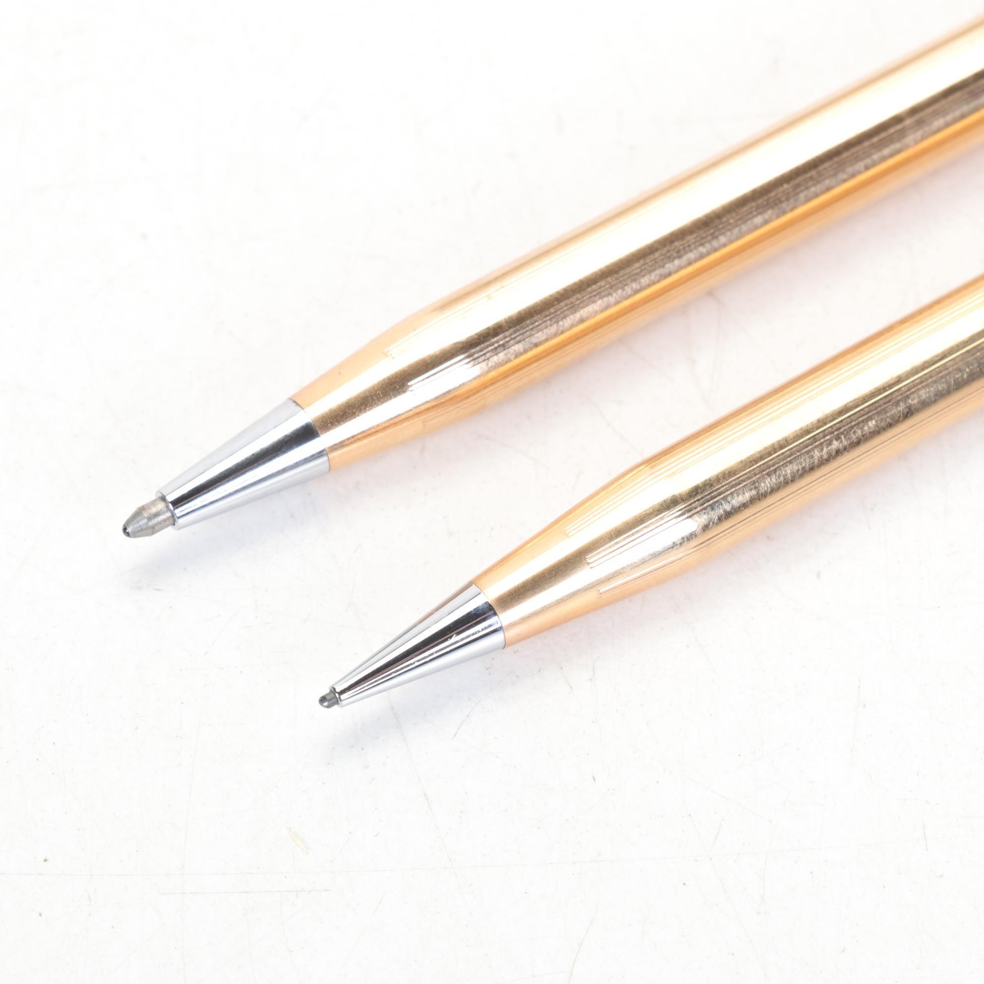 Cross 14K Gold-Filled Pen & Pencil with Bill Blass Set