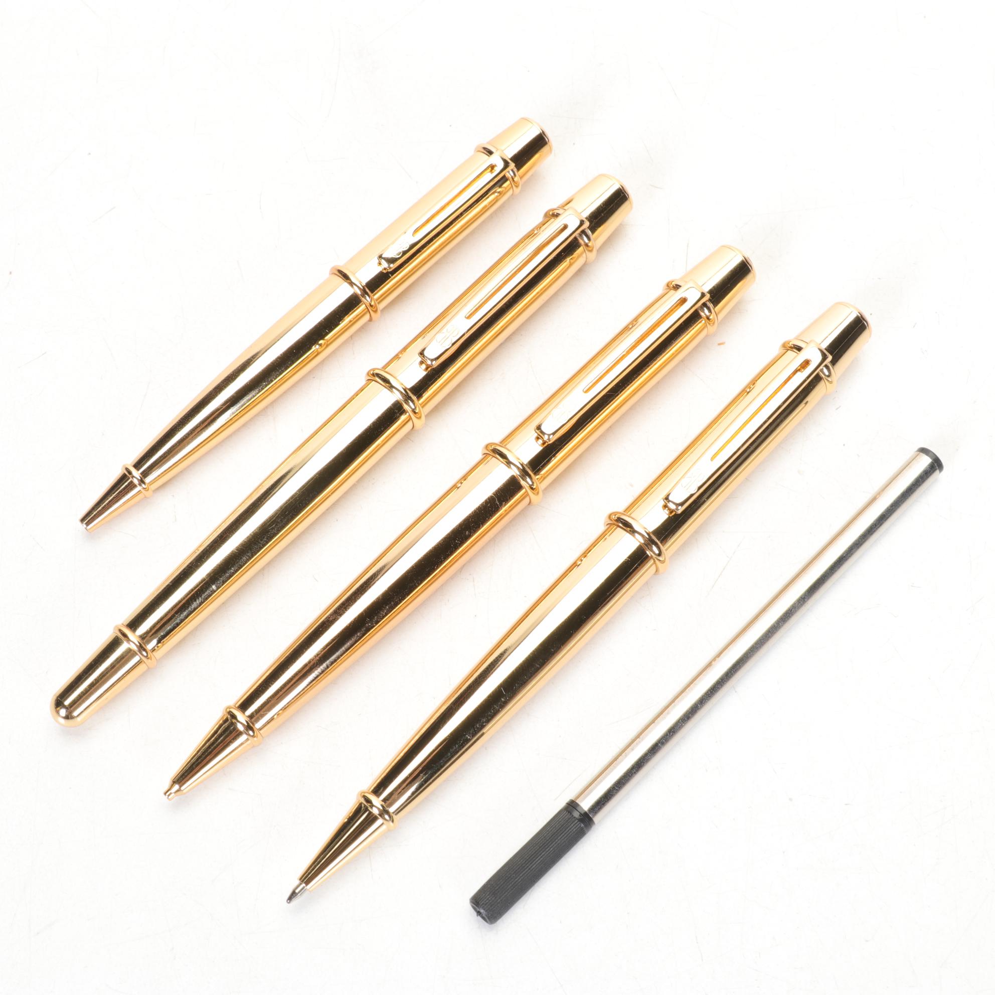 Cross 14K Gold-Filled Pen & Pencil with Bill Blass Set