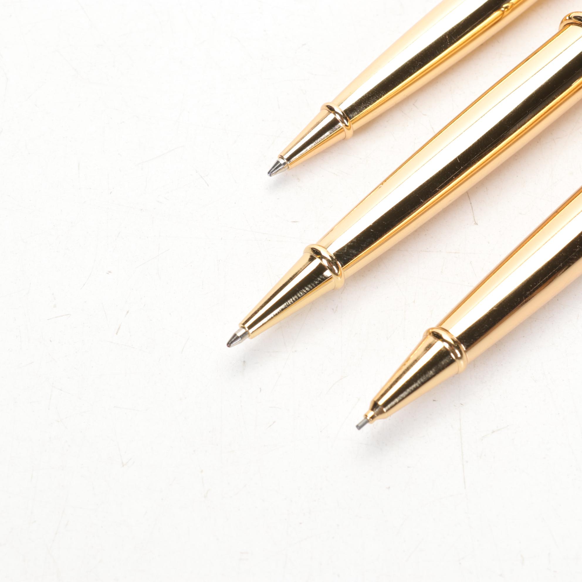 Cross 14K Gold-Filled Pen & Pencil with Bill Blass Set