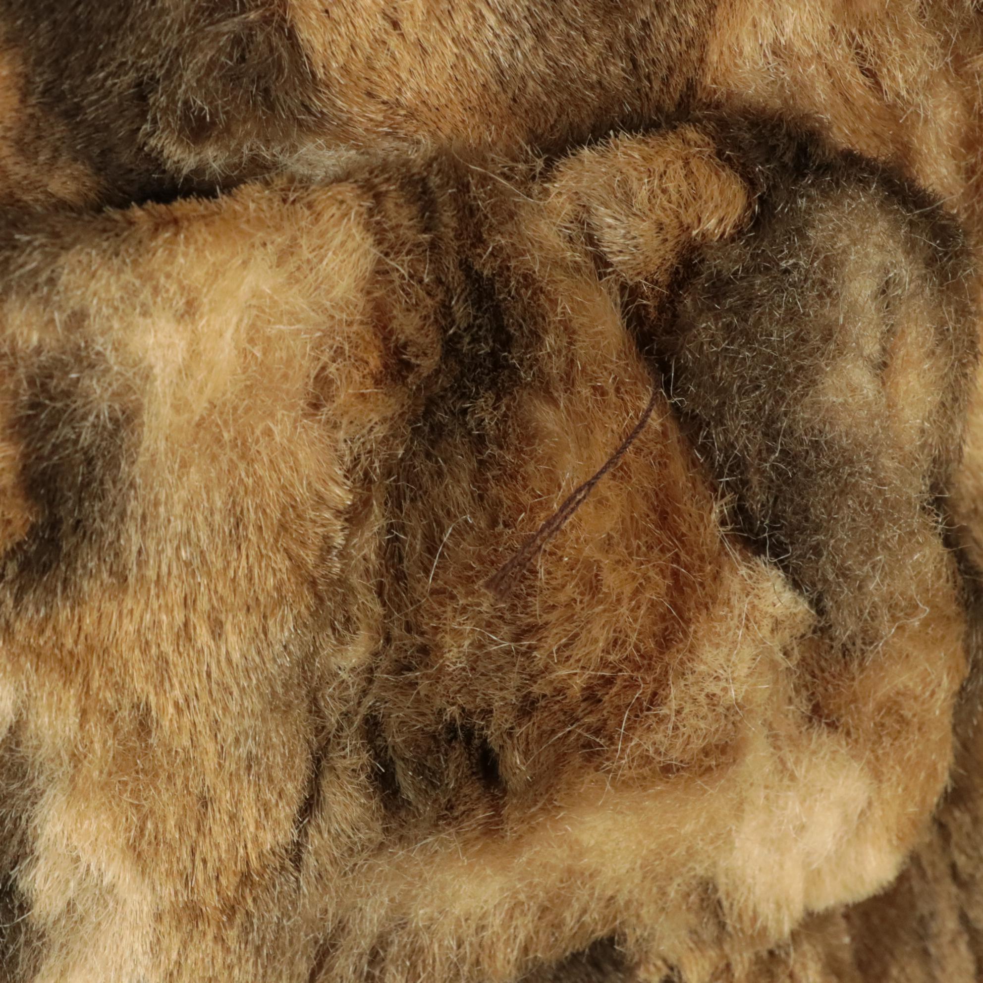 Debbi Robert Ltd. Faux Fur Double-Breasted Coat, circa 1970