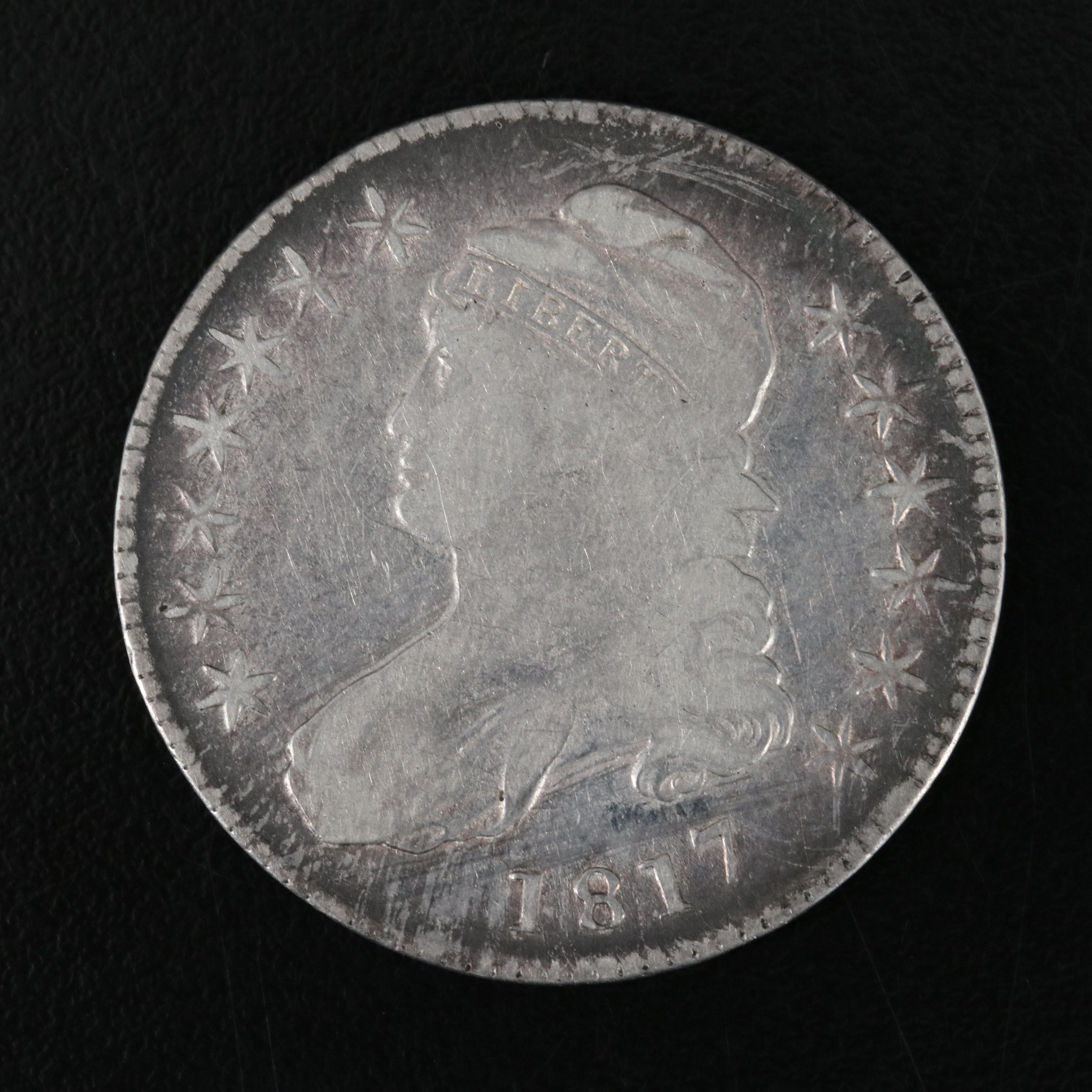 1817 Capped Bust Silver Half Dollar