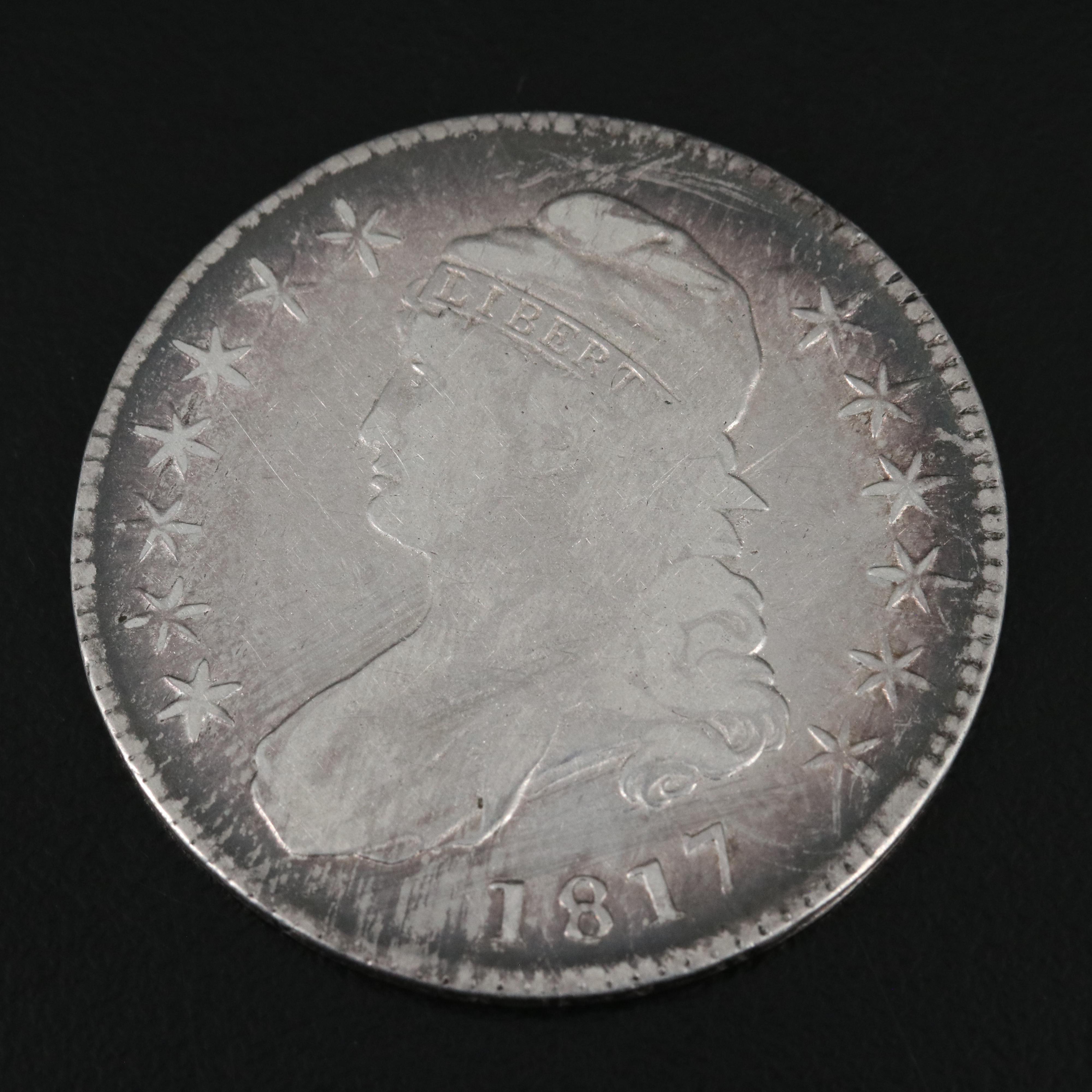 1817 Capped Bust Silver Half Dollar