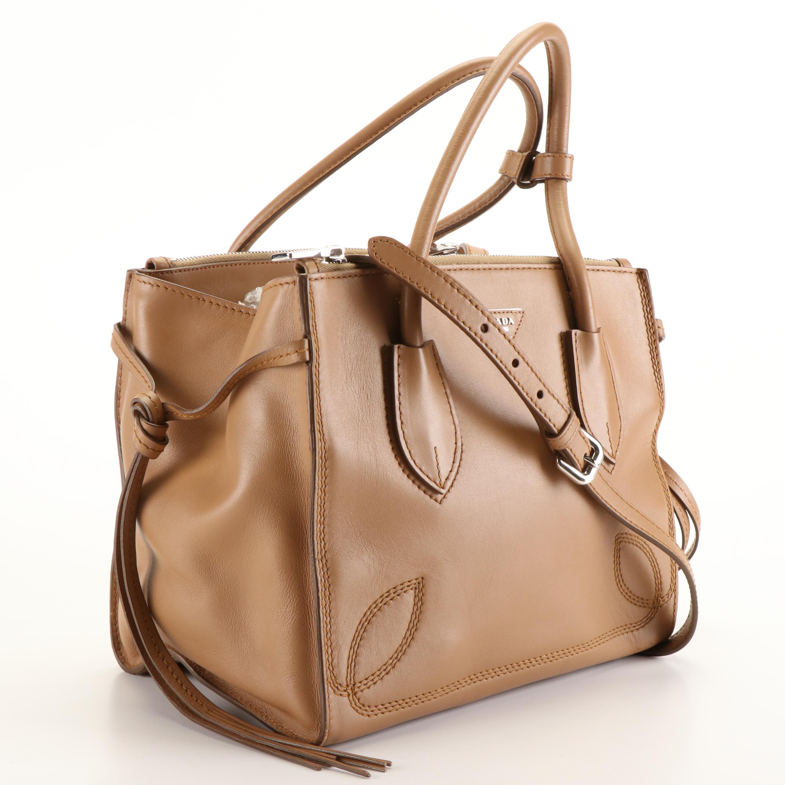 Prada Calfskin Leather Galleria Totebag