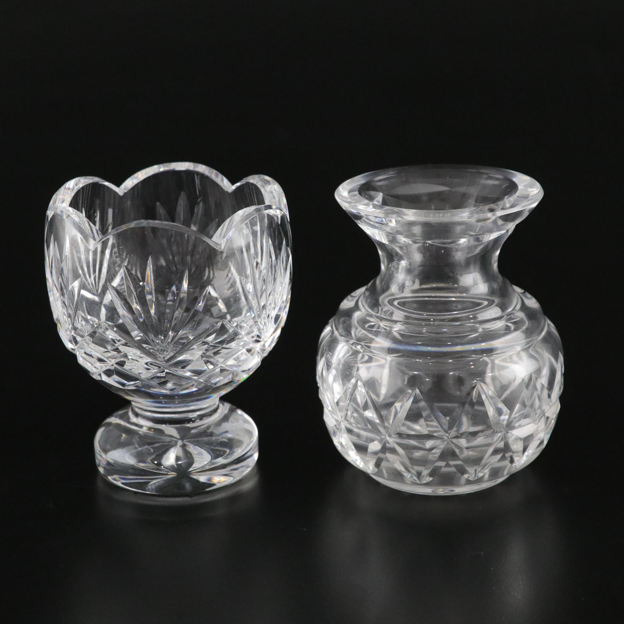 Waterford Crystal Paperweight, Mini Vases and More