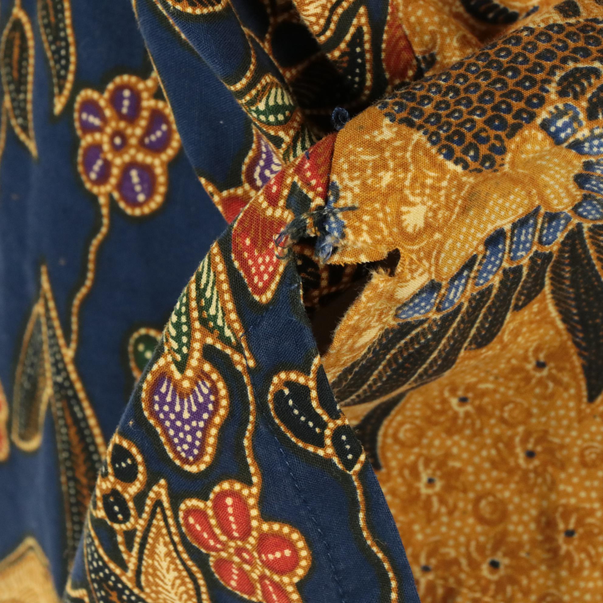 Bob Mackie Wearable Art Embroidered Top and Suryä Mixed Print/Beaded Shirt