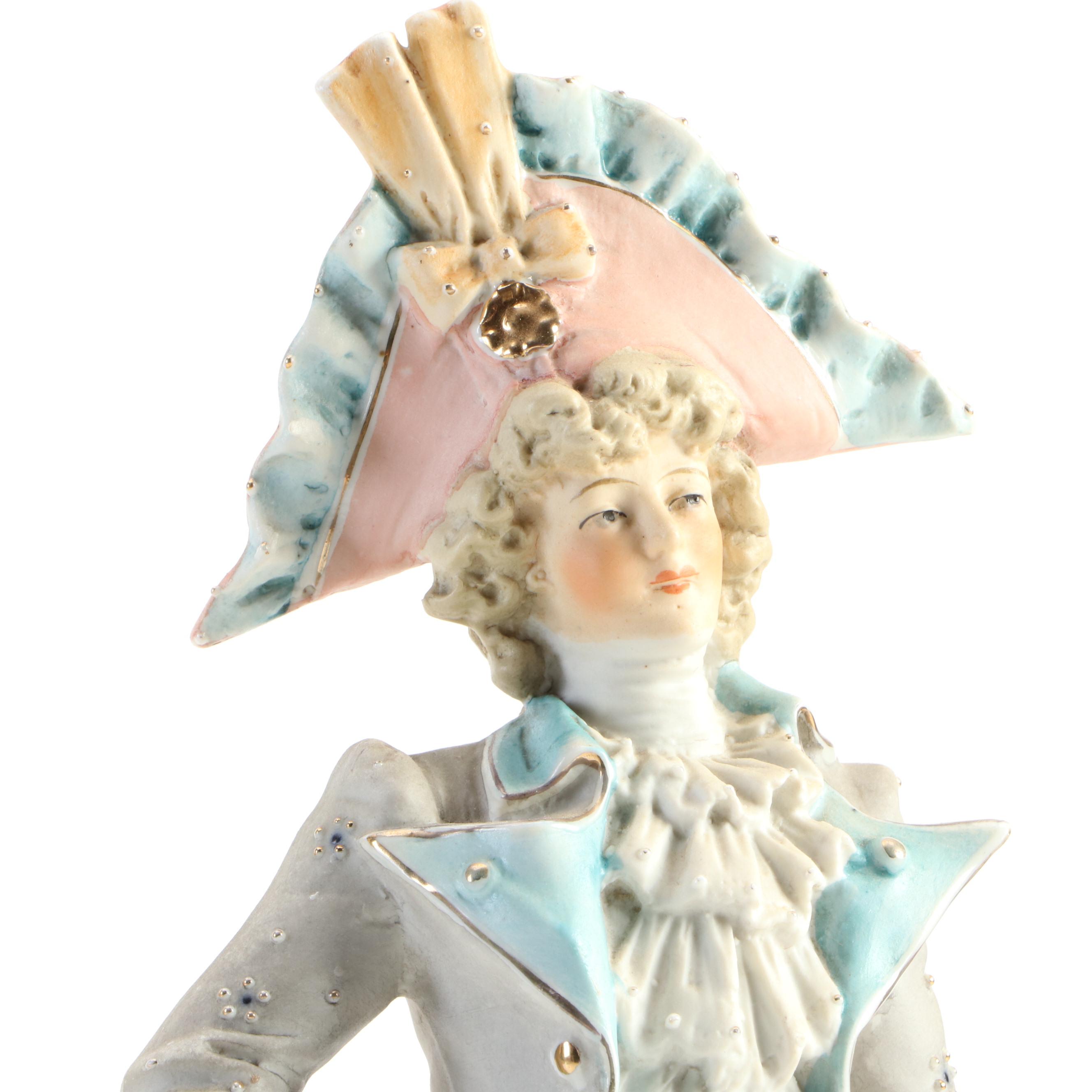 Pair of German Bisque Figurines, Early to Mid-20th Century