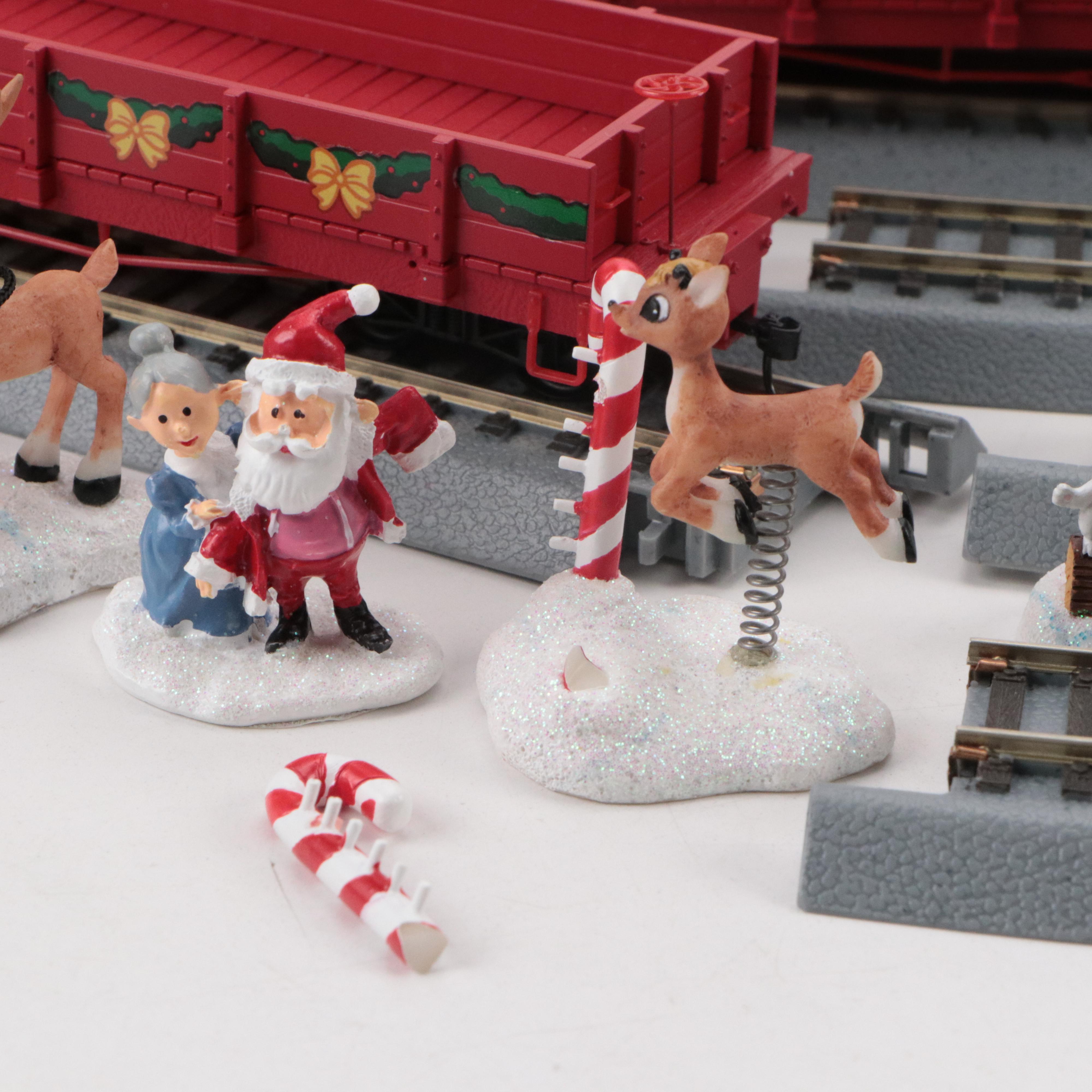 "Rudolph the Red-Nosed Reindeer" Theme Holiday Train and Table Decor