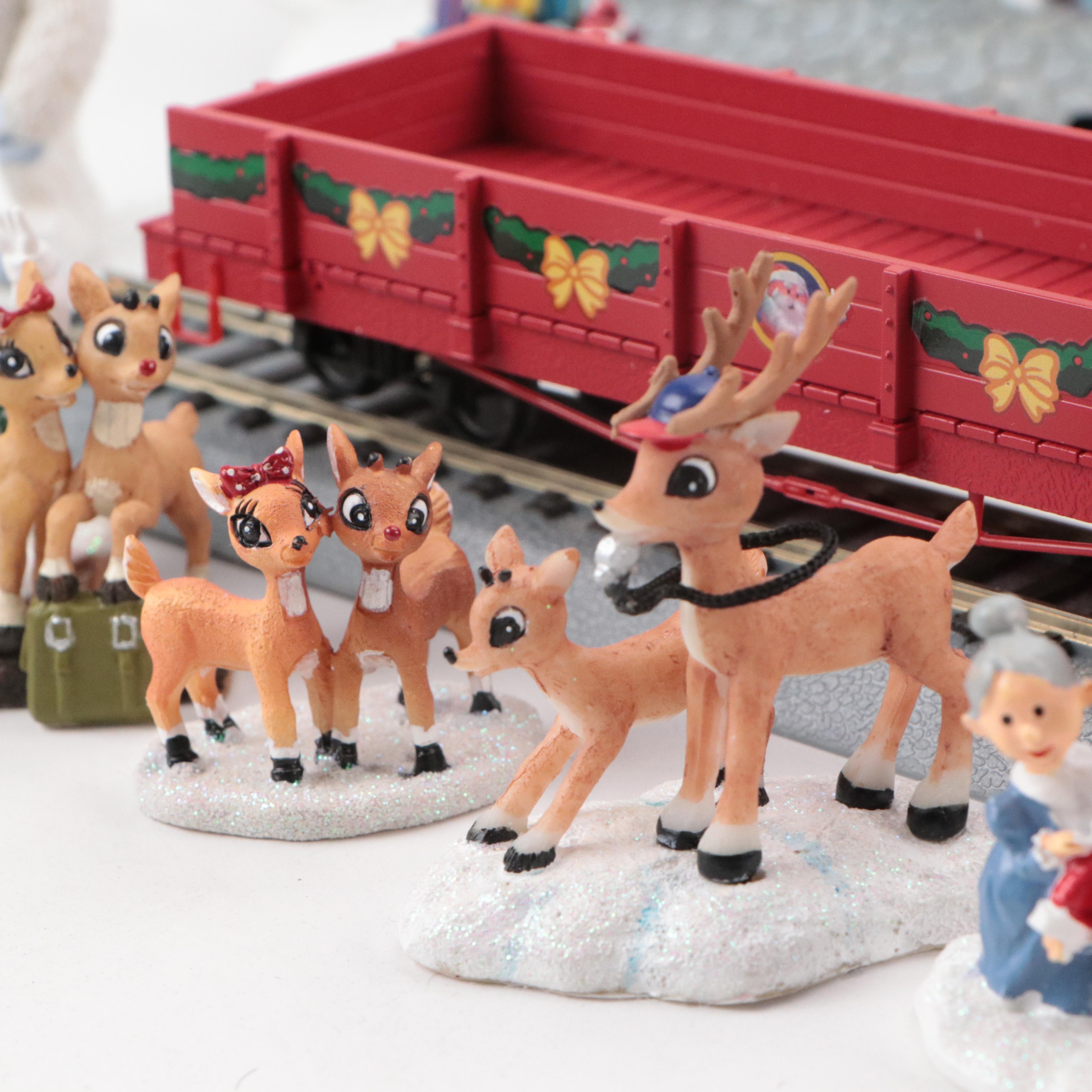 "Rudolph the Red-Nosed Reindeer" Theme Holiday Train and Table Decor