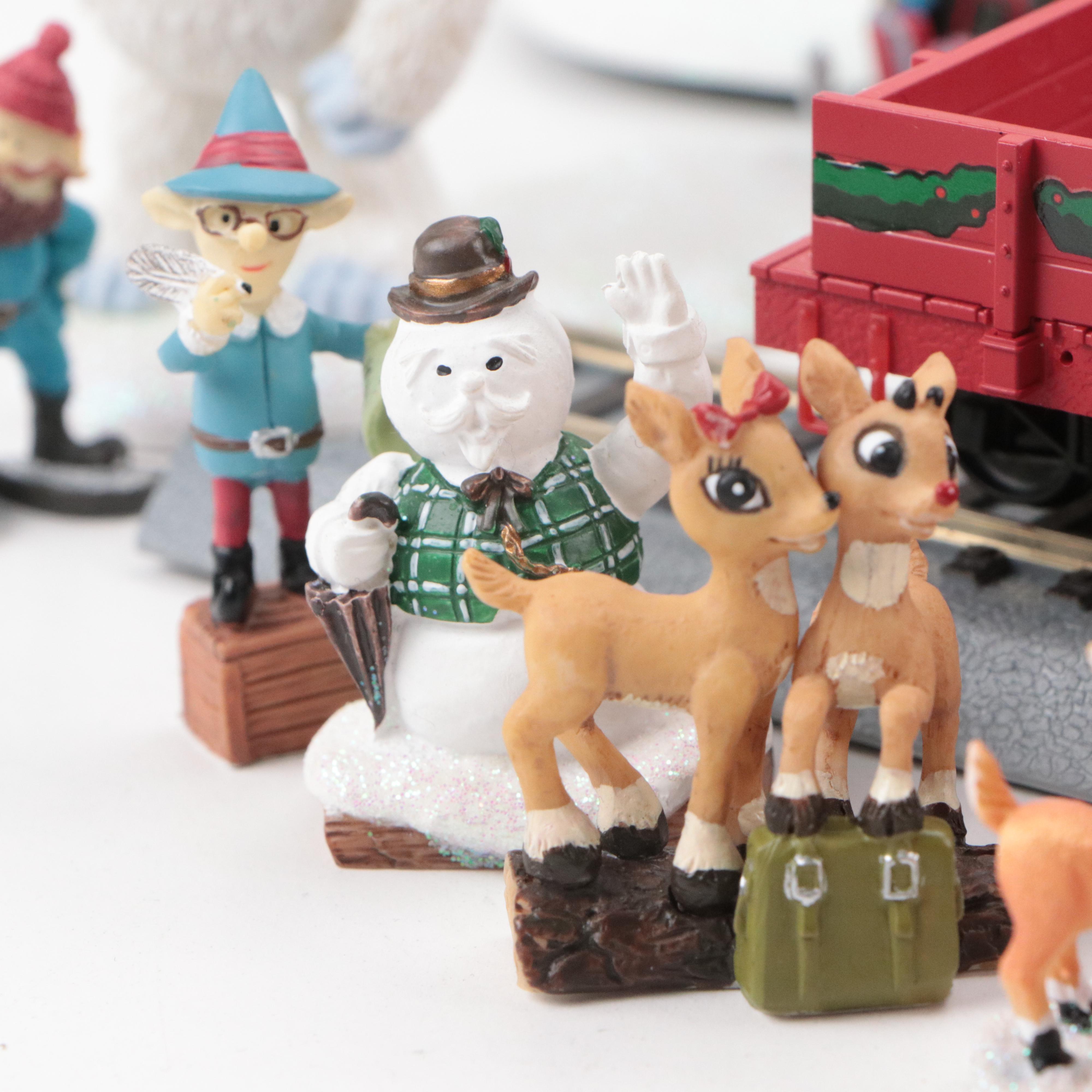 "Rudolph the Red-Nosed Reindeer" Theme Holiday Train and Table Decor