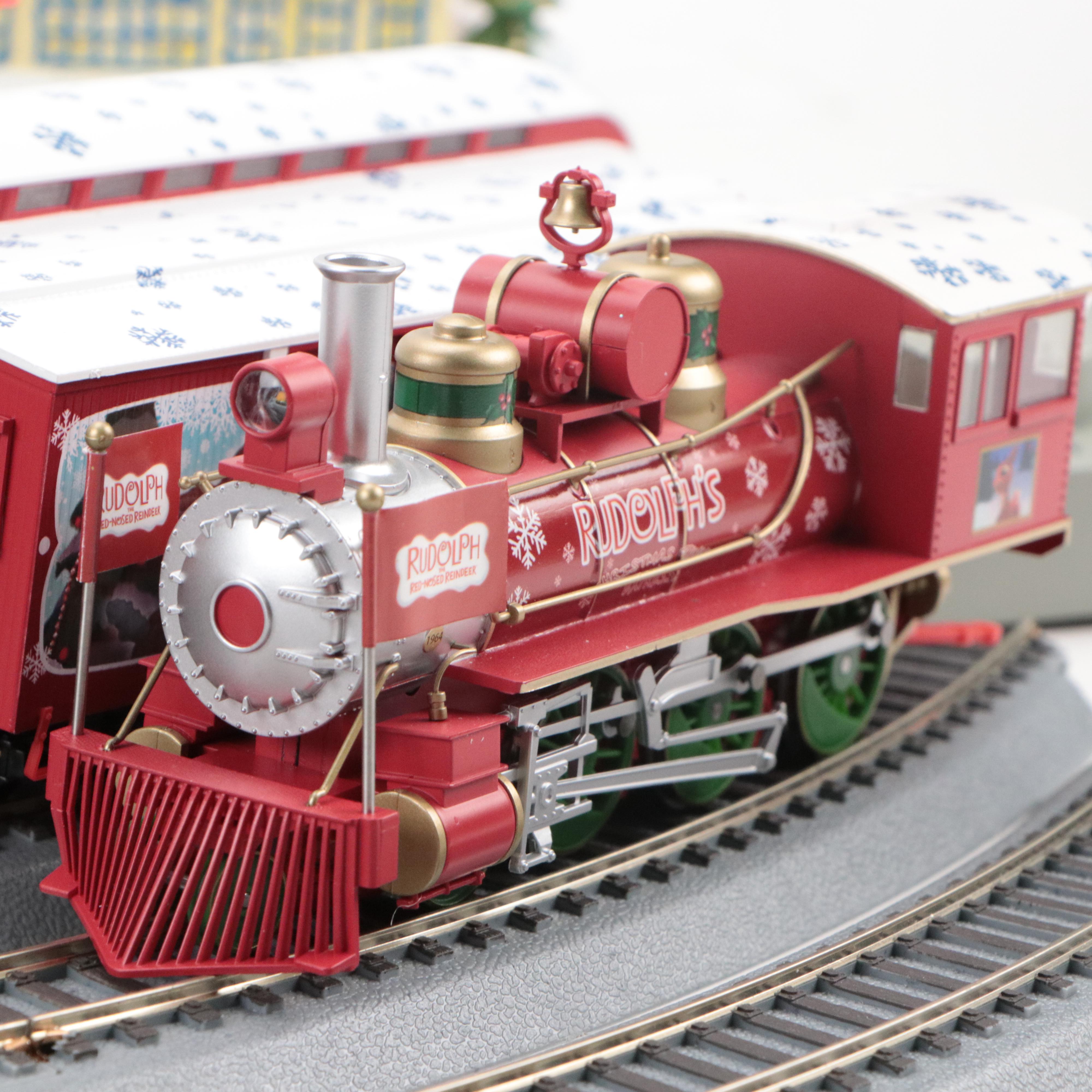 "Rudolph the Red-Nosed Reindeer" Theme Holiday Train and Table Decor