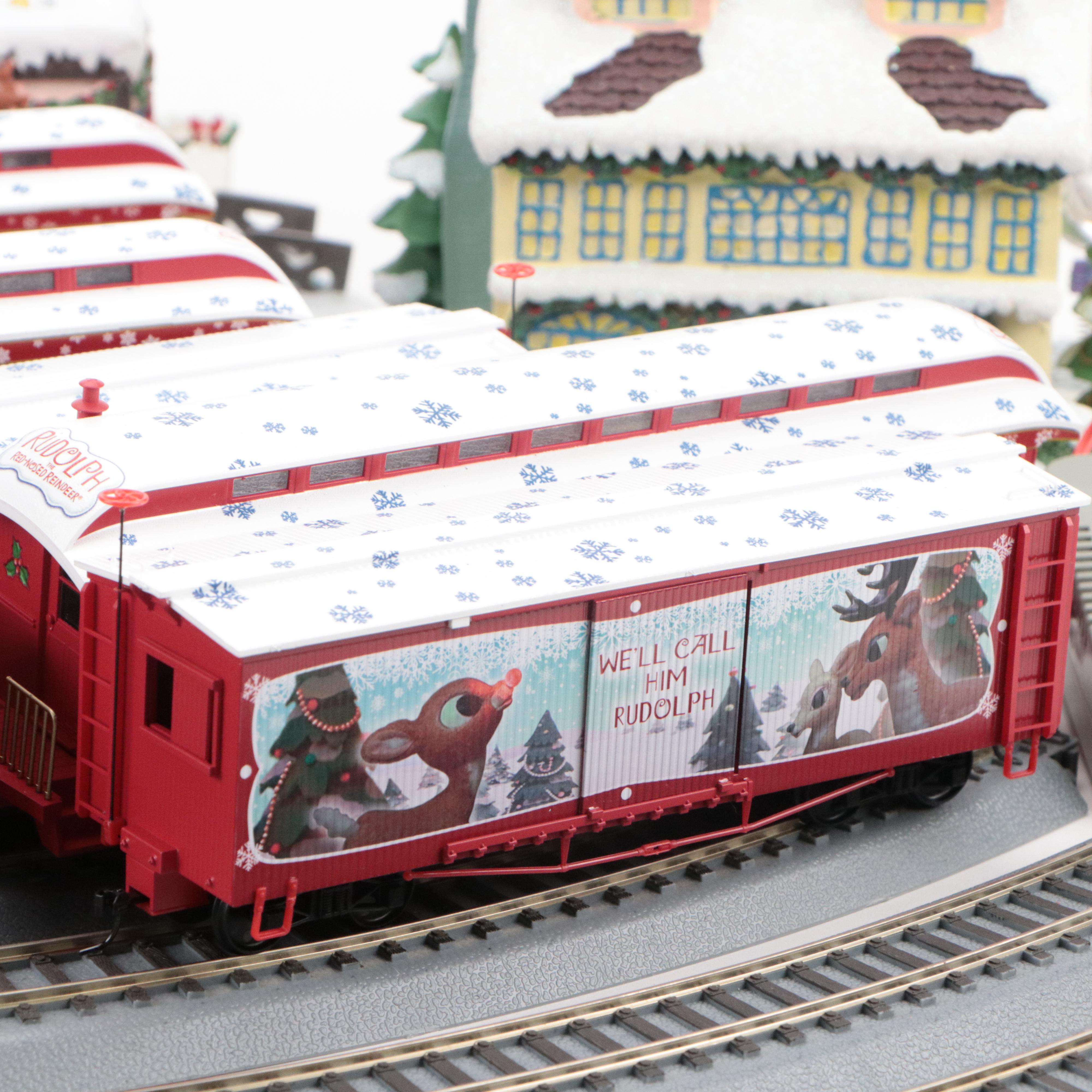 "Rudolph the Red-Nosed Reindeer" Theme Holiday Train and Table Decor