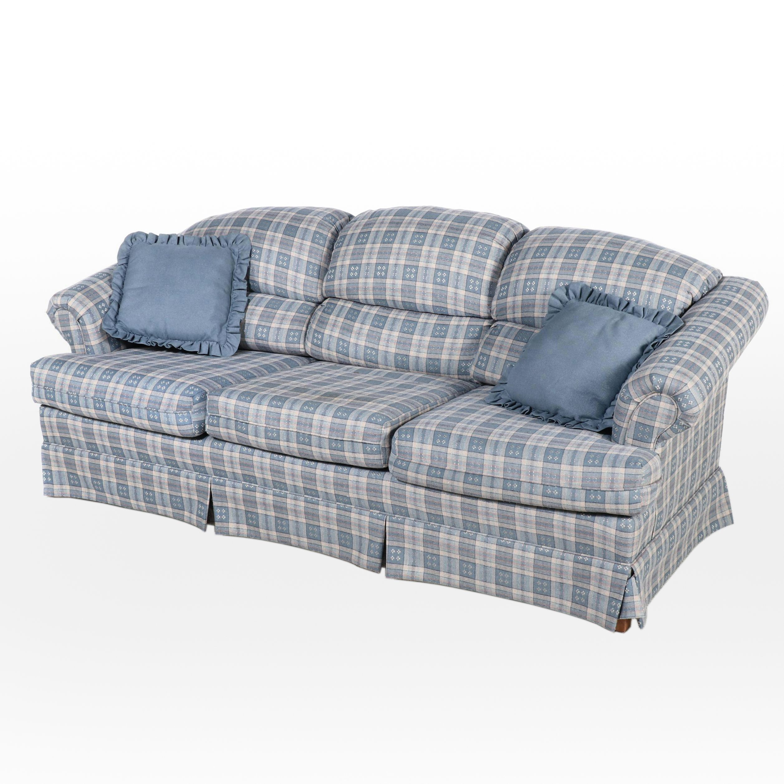 Kroehler Upholstered Roll-Arm Sofa, Late 20th Century