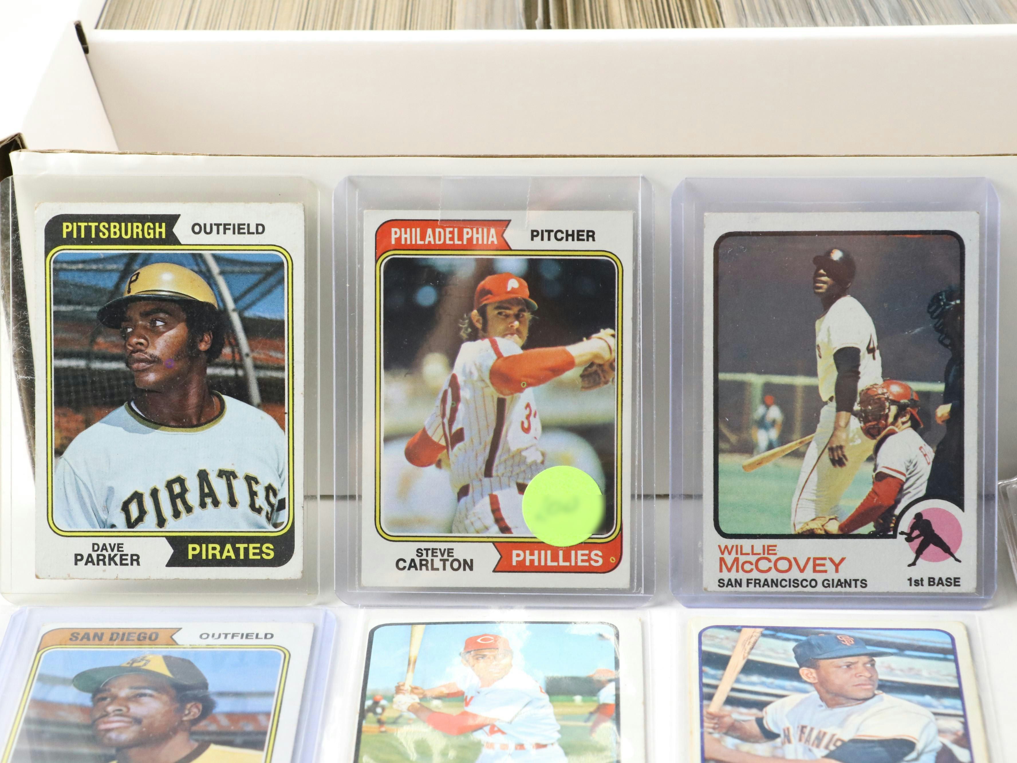 Topps Baseball Cards Featuring Dave Parker & Dave Winfield Rookies, 1960s–1970s