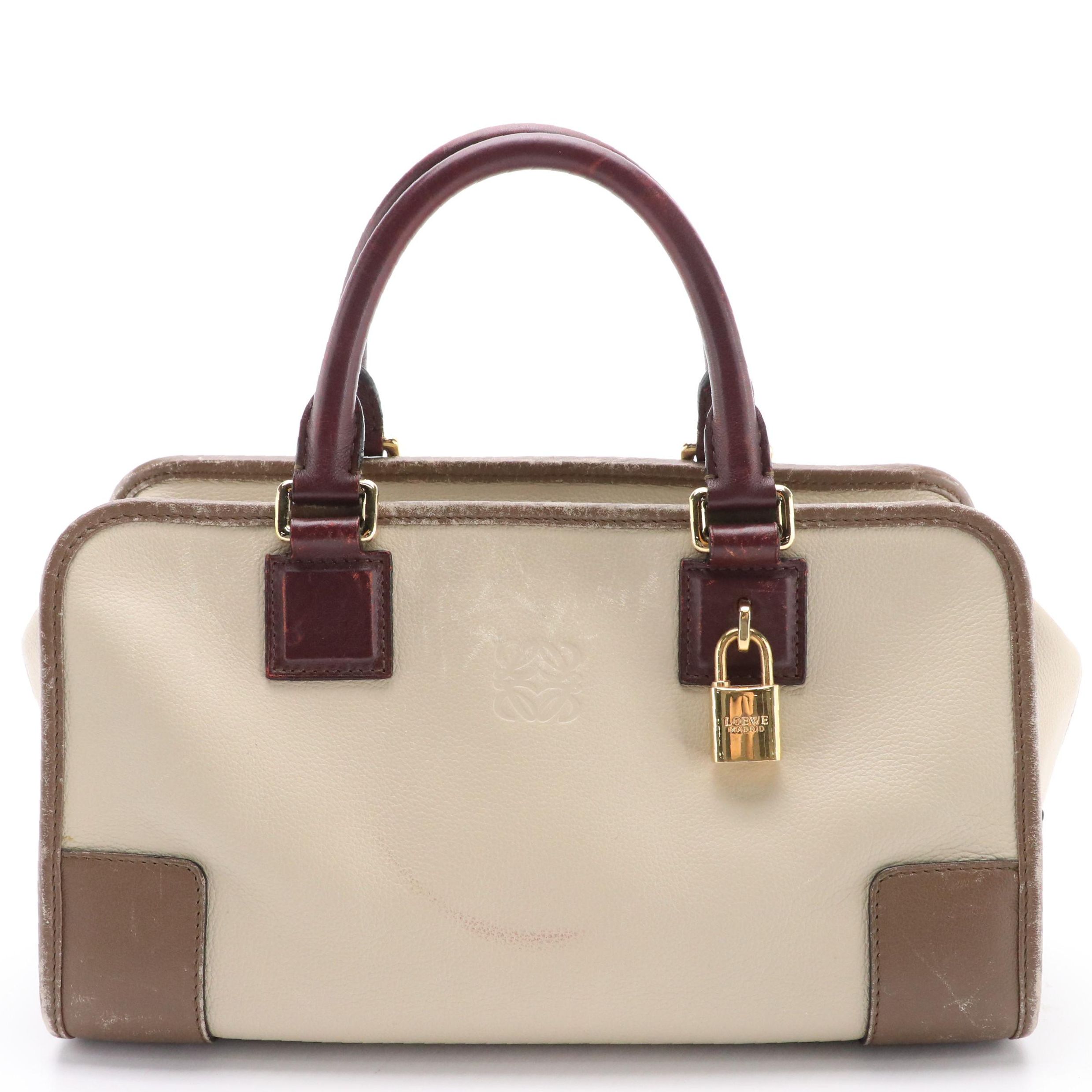 Loewe Anagram Leather Handbag