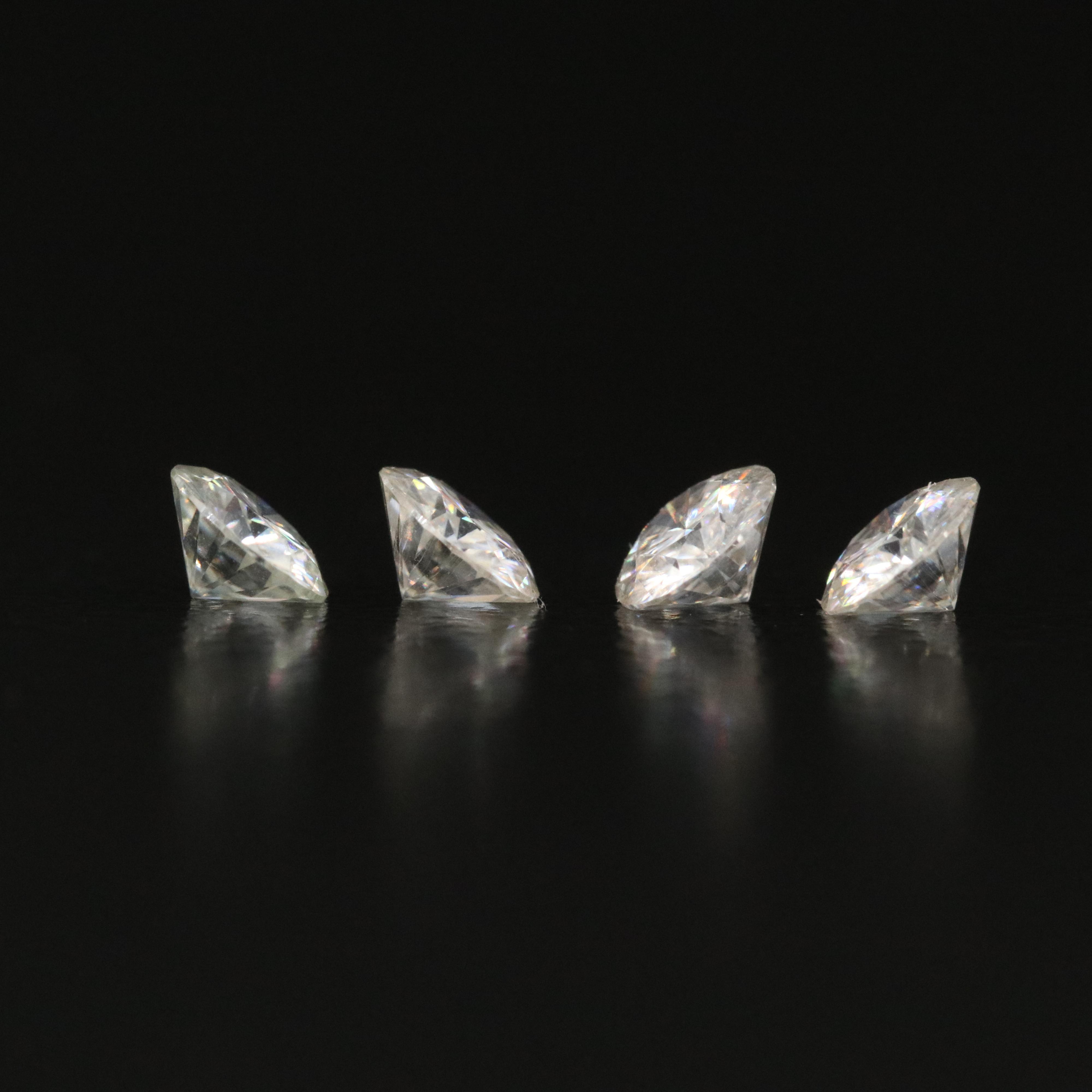 Loose 0.80 CTW Moissanite