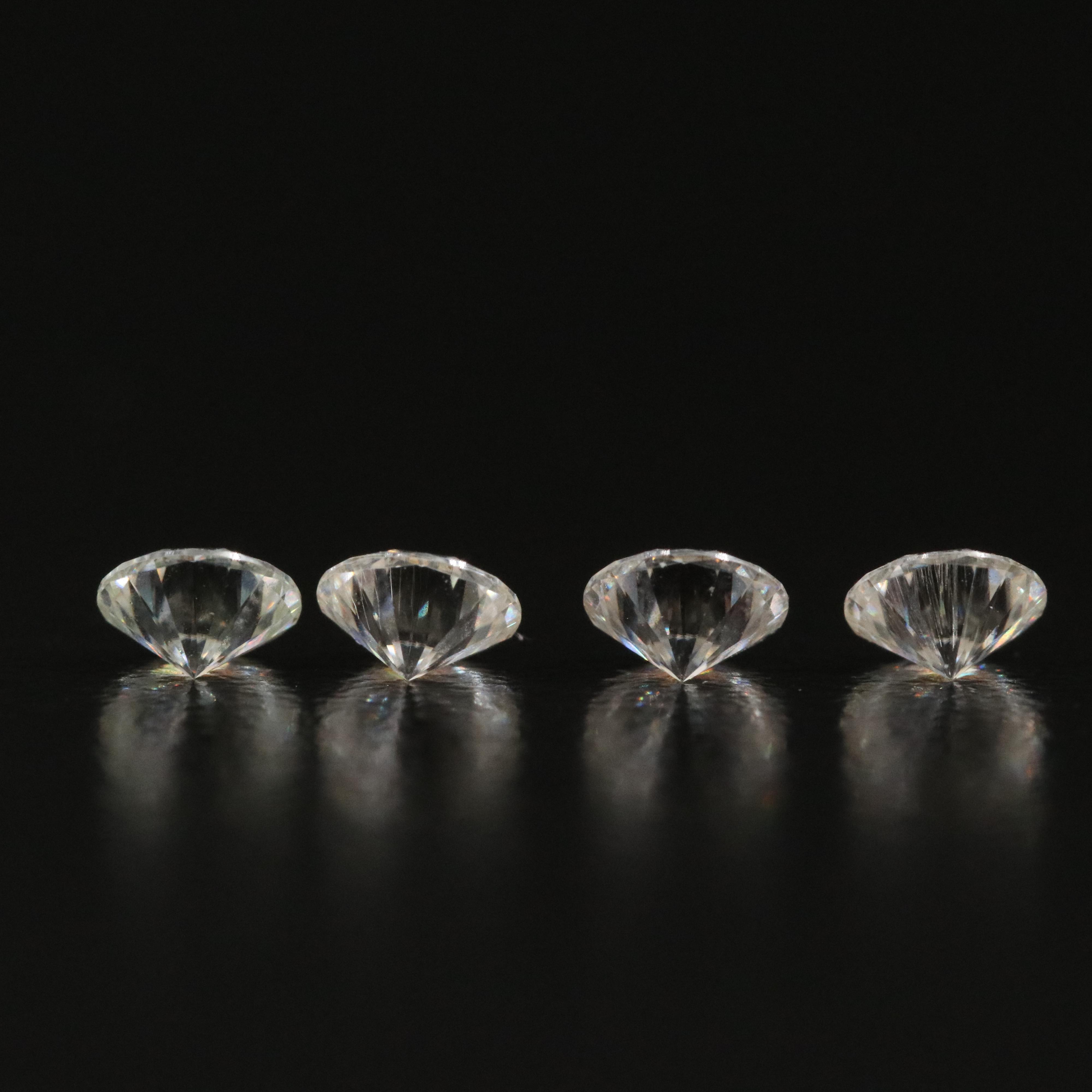 Loose 0.80 CTW Moissanite