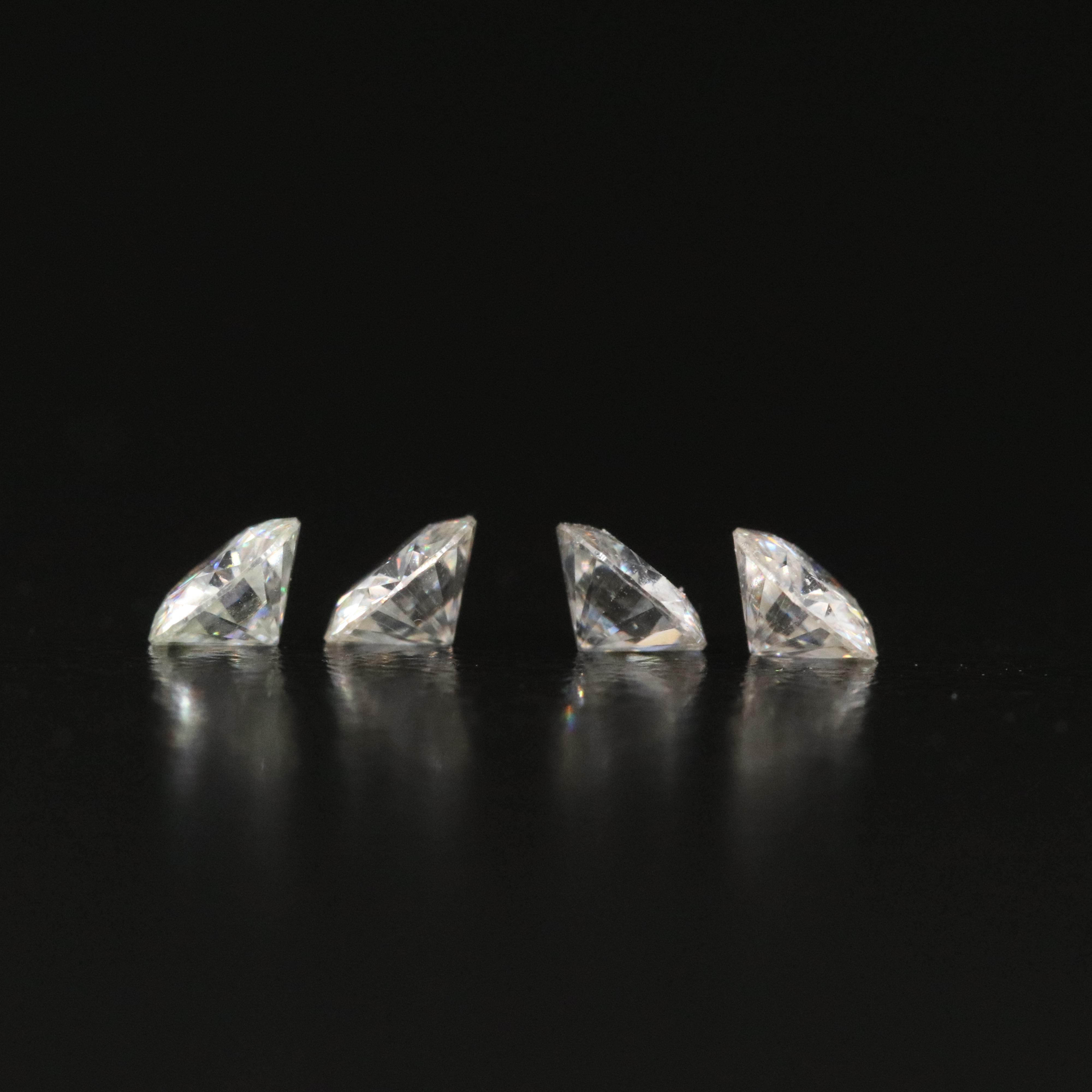 Loose 0.80 CTW Moissanite