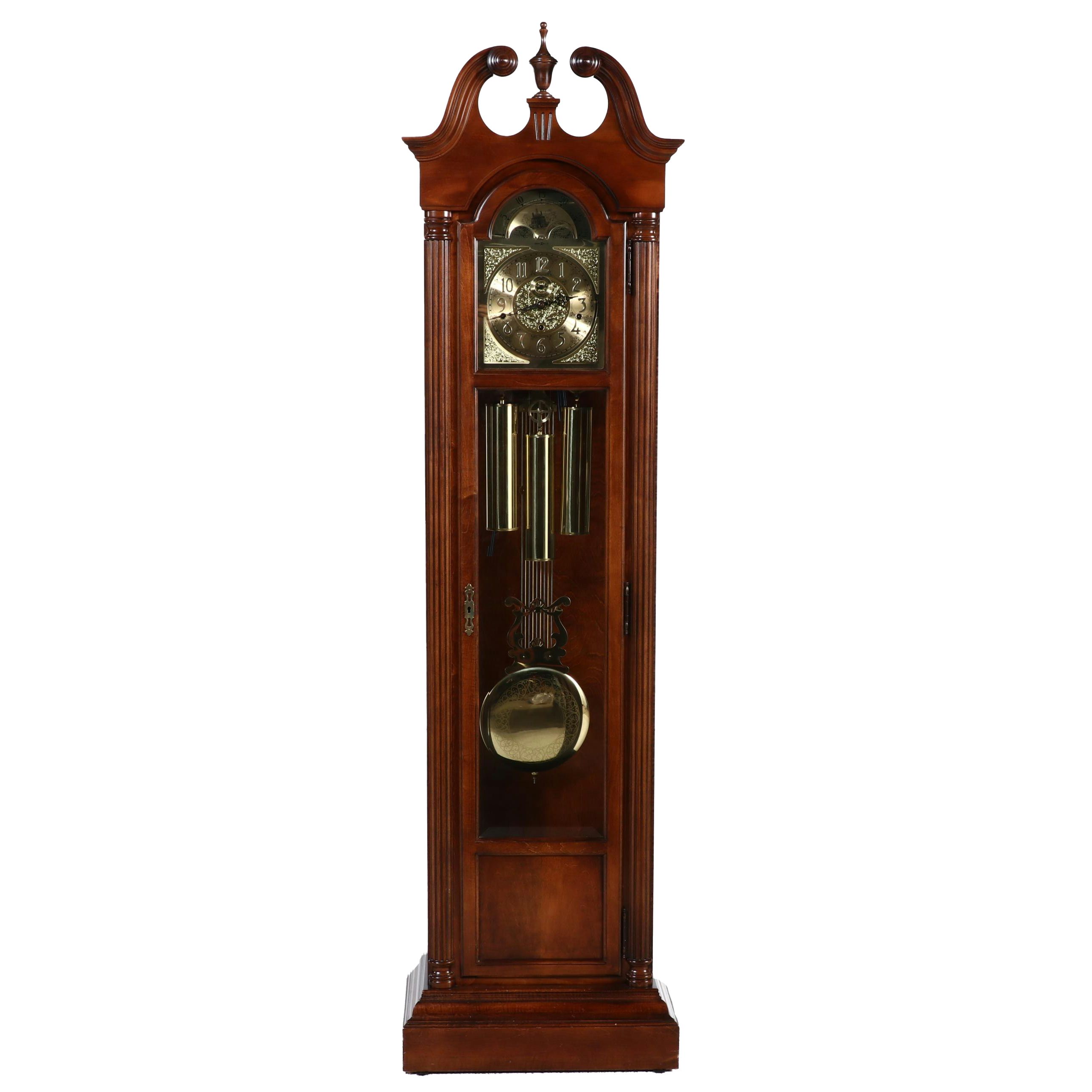 Howard Miller Mahogany Finish Grandfather Clock