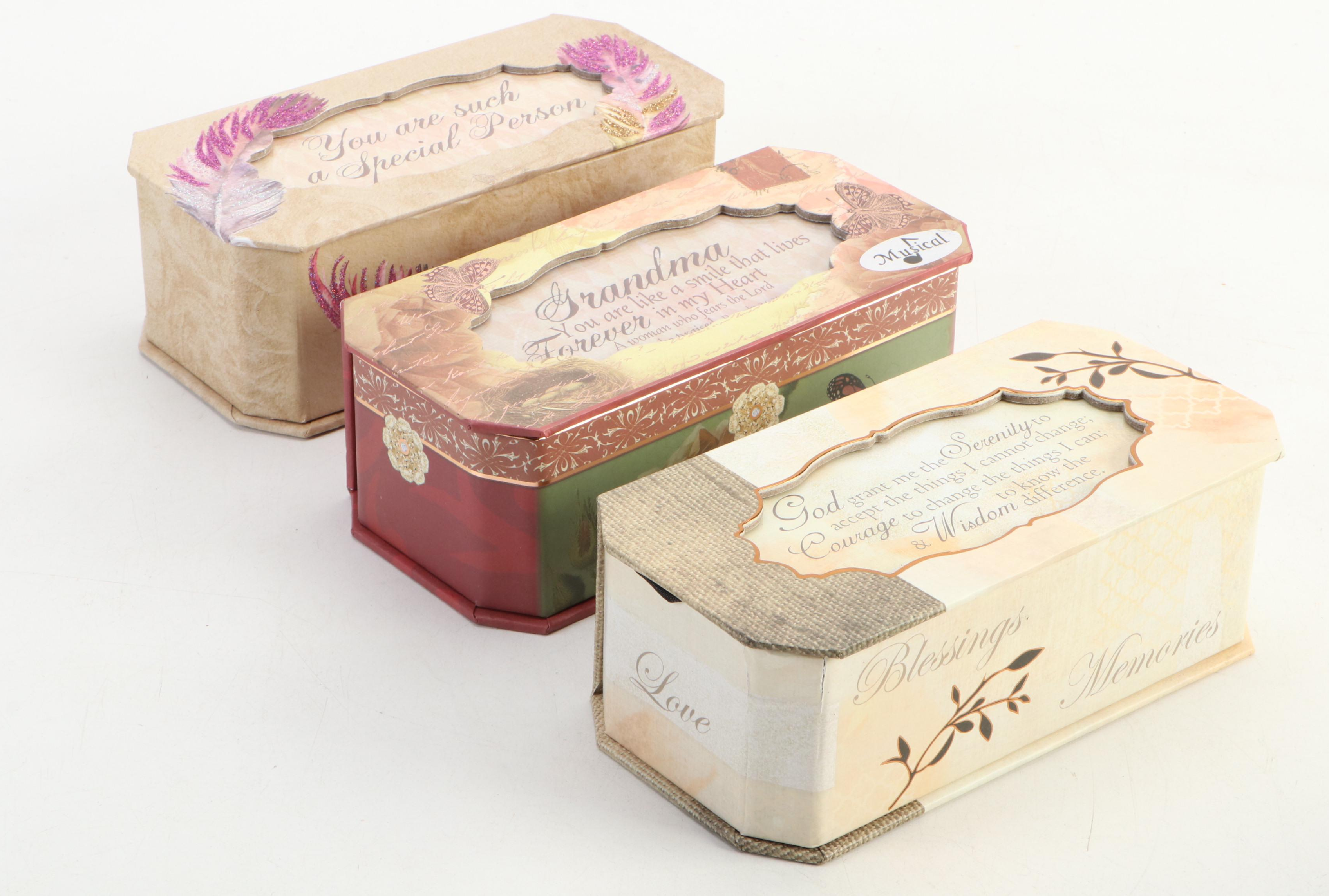 Cottage Garden Belle Papier Music Boxes