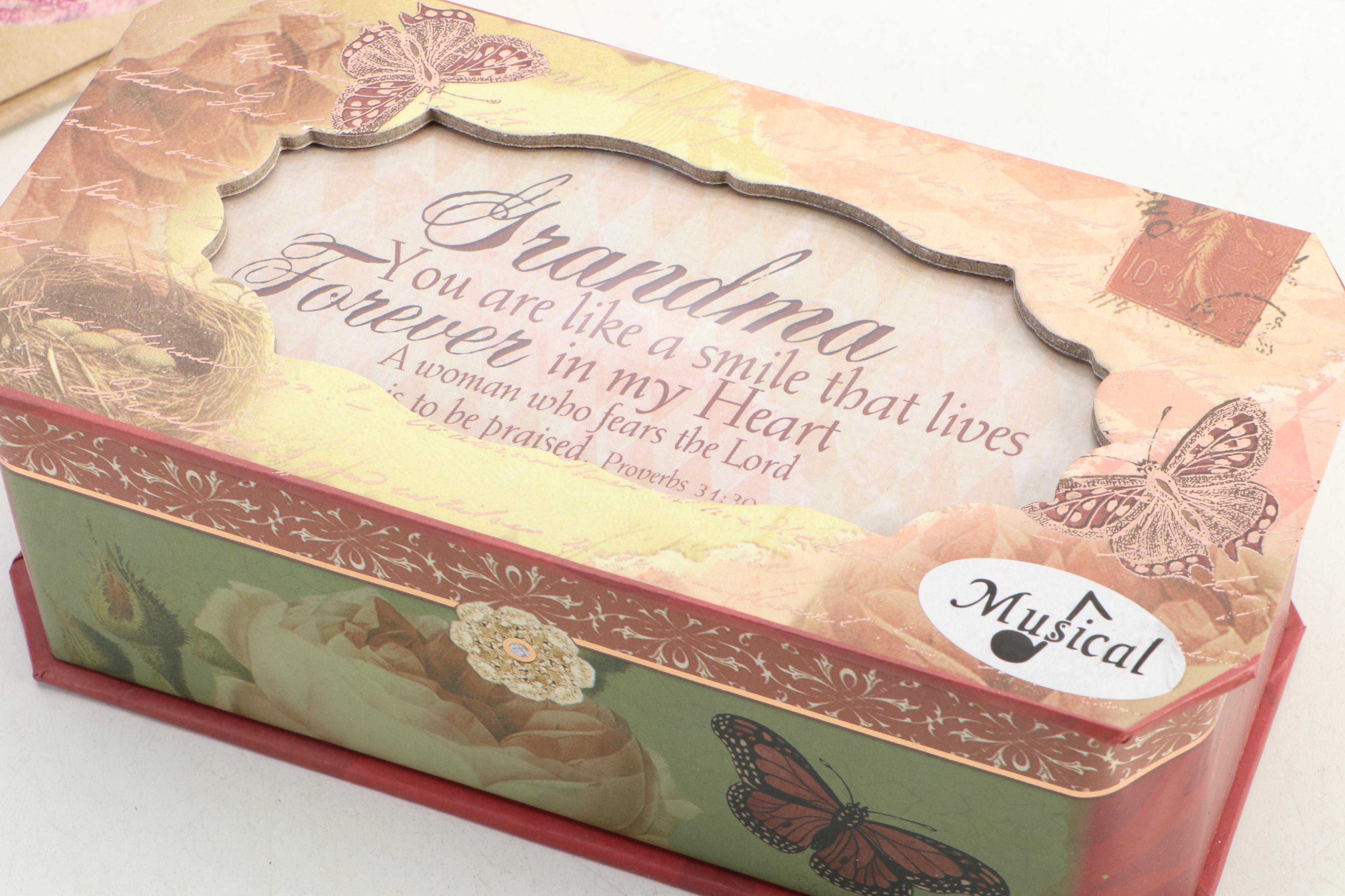 Cottage Garden Belle Papier Music Boxes