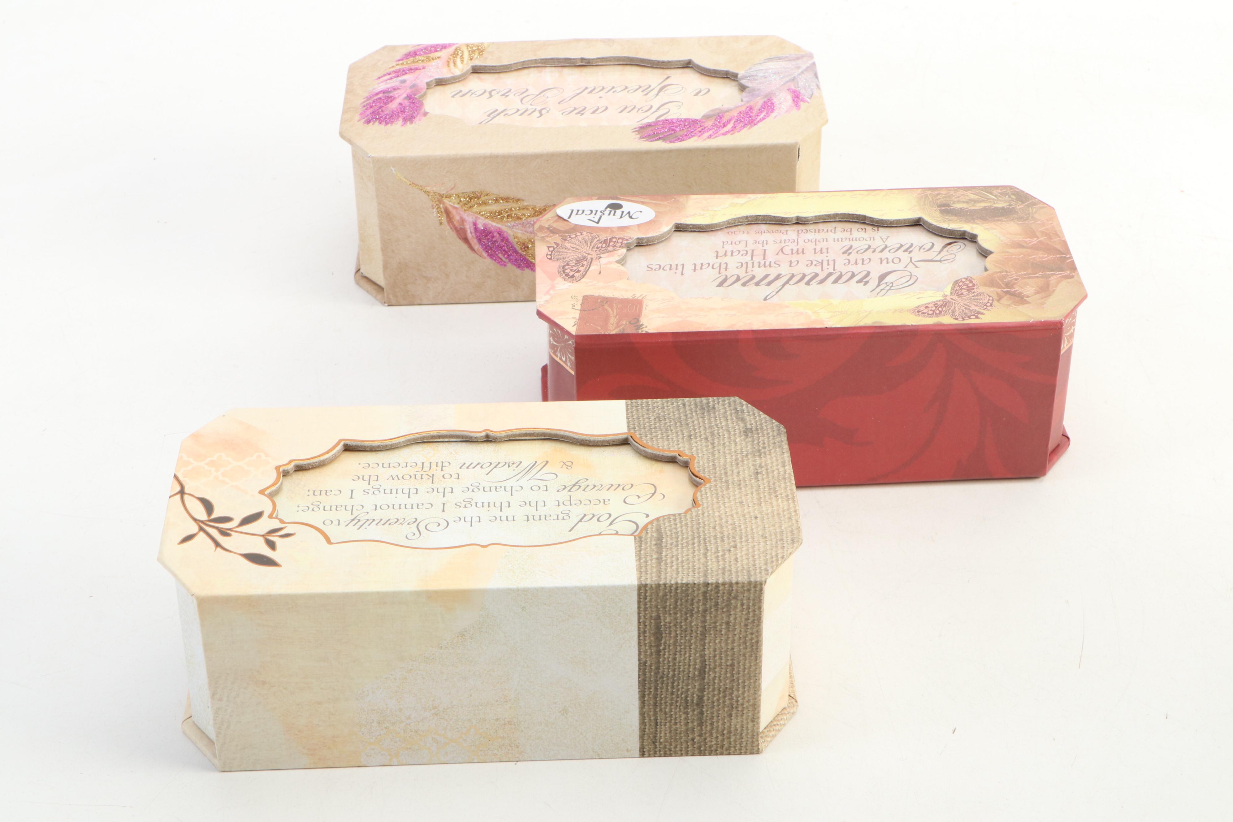 Cottage Garden Belle Papier Music Boxes