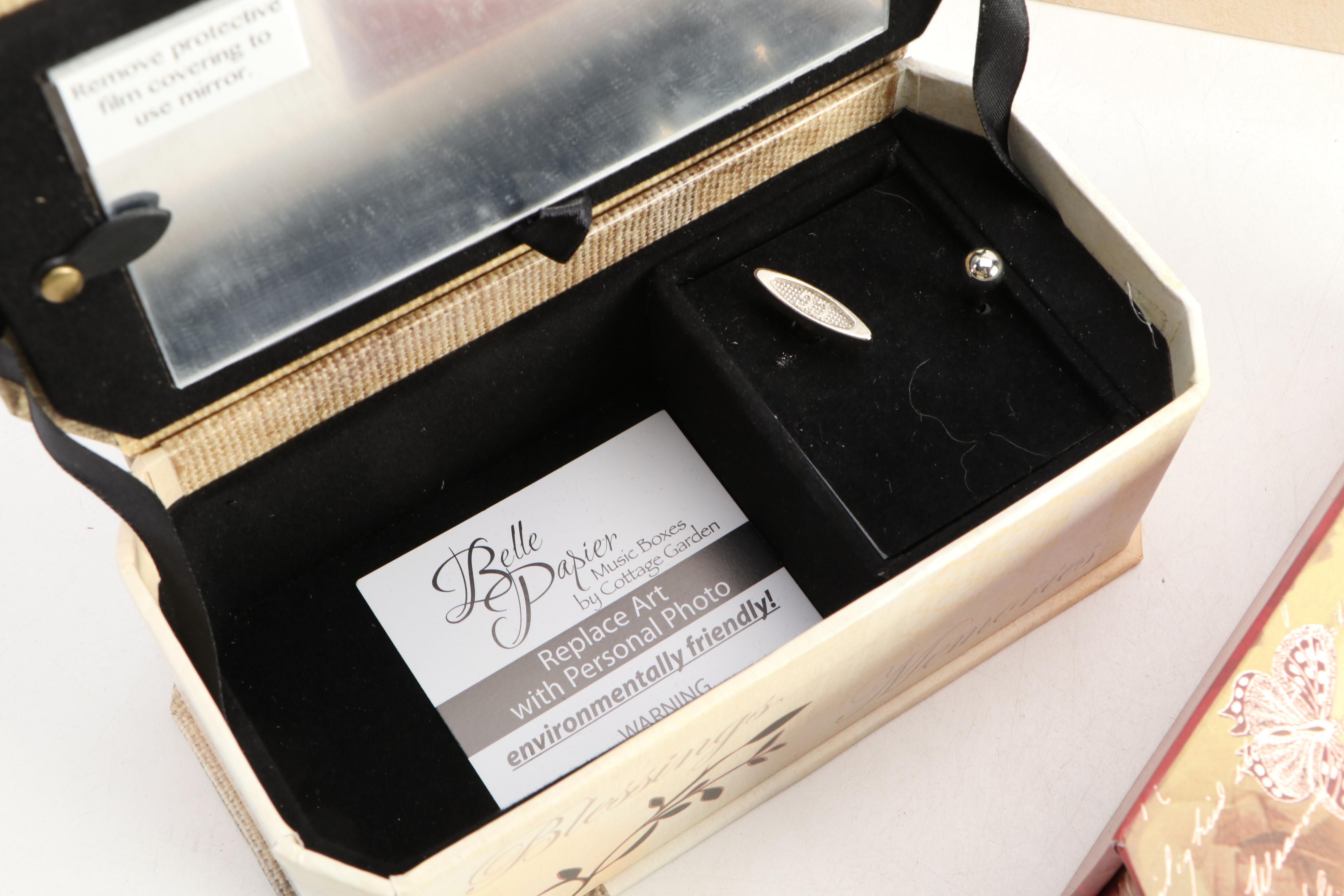 Cottage Garden Belle Papier Music Boxes