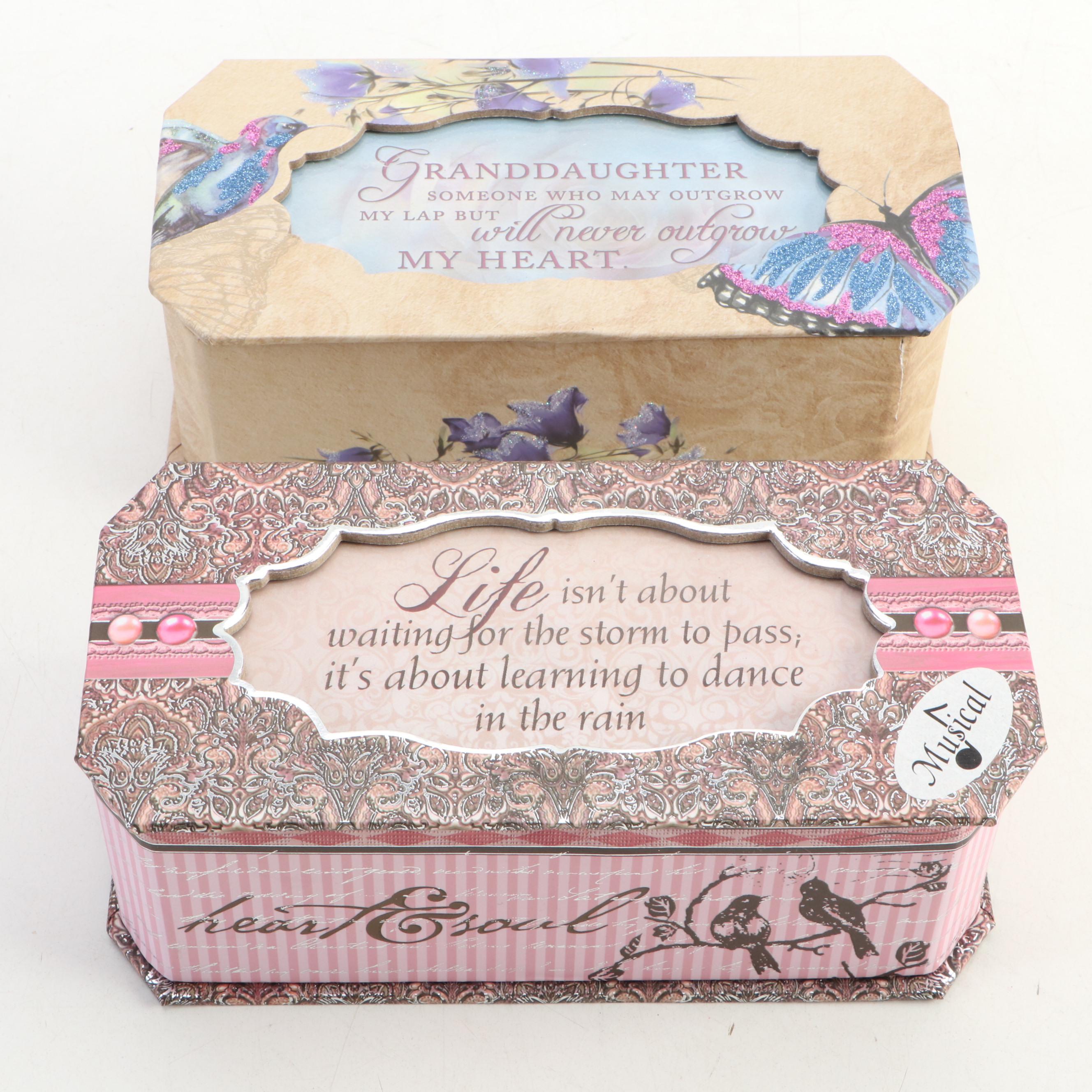 Cottage Garden Belle Papier Music Boxes